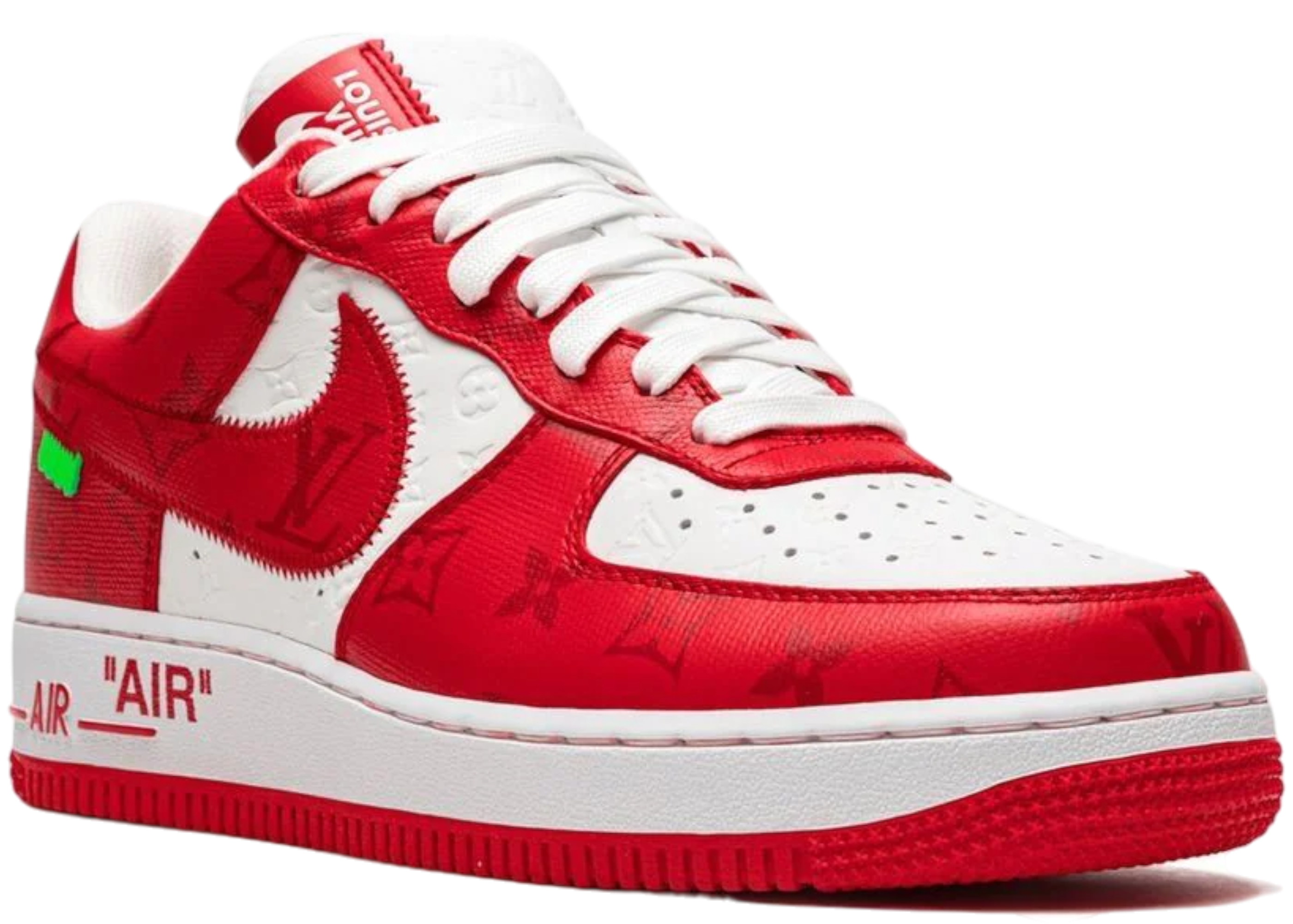 LOUIS VUITTON x NIKE AIR FORCE 1 RED