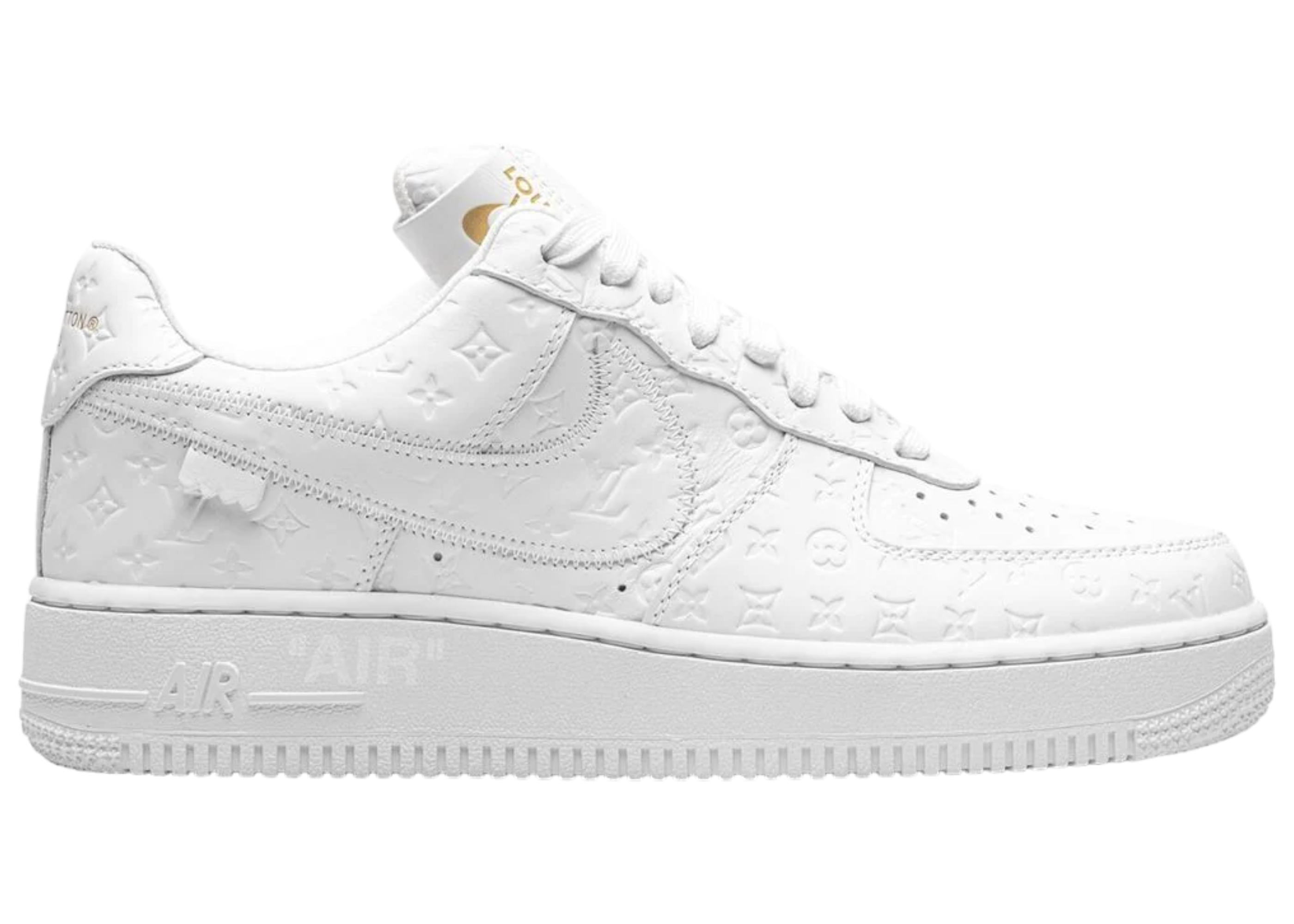 LOUIS VUITTON x NIKE AIR FORCE 1 WHITE