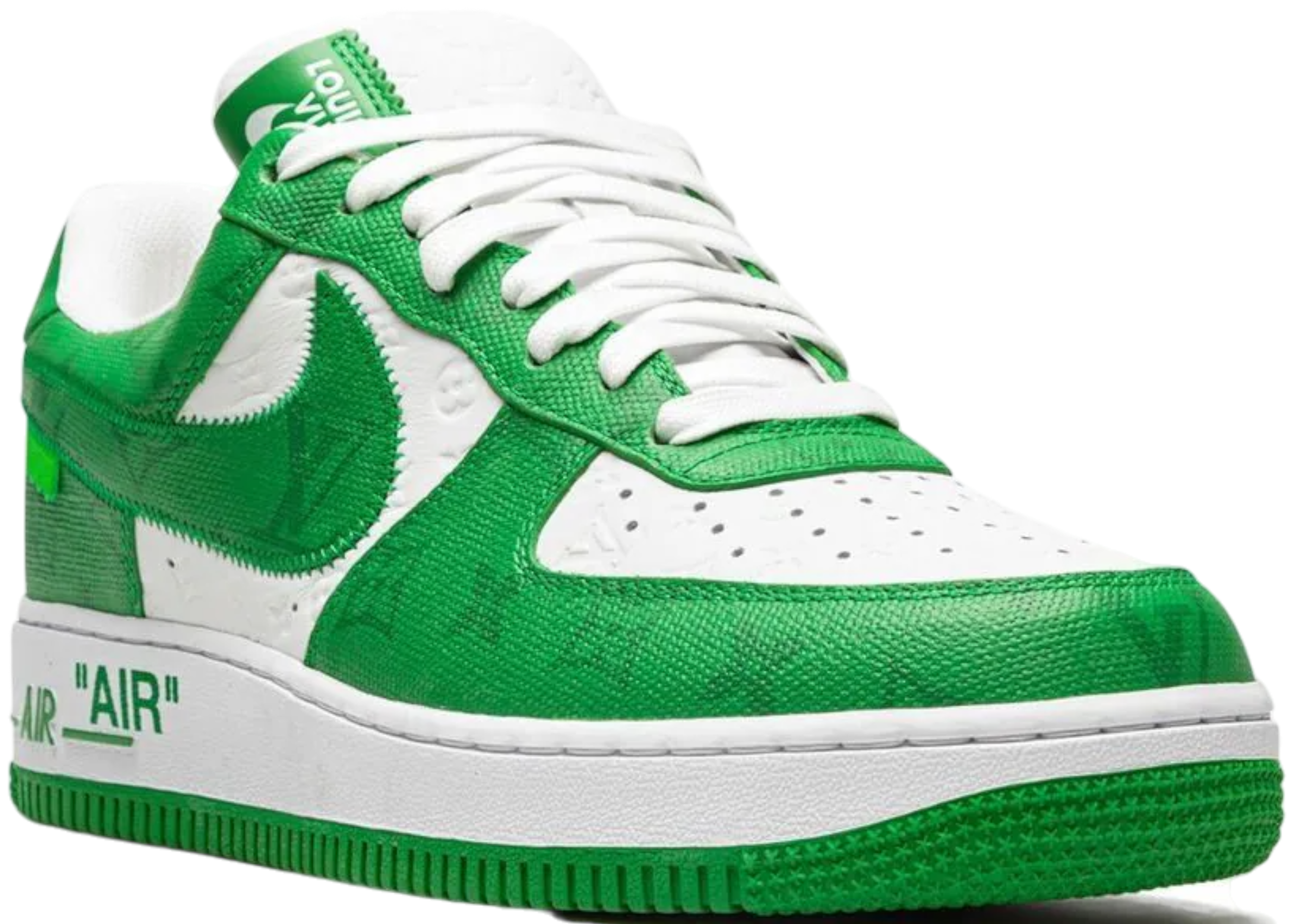 LOUIS VUITTON x NIKE AIR FORCE 1 GREEN