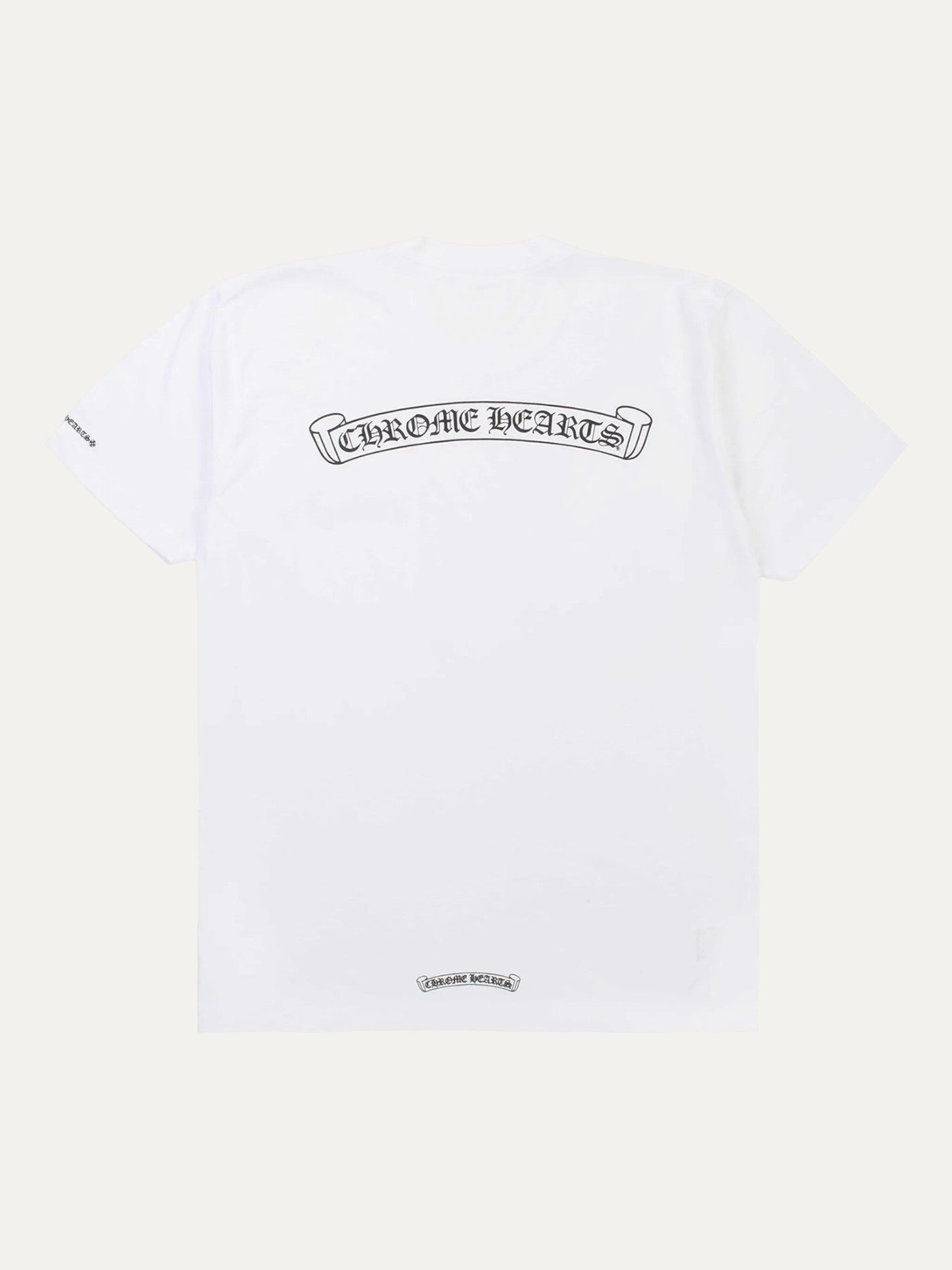 Chrome Hearts White Scroll Logo Tee