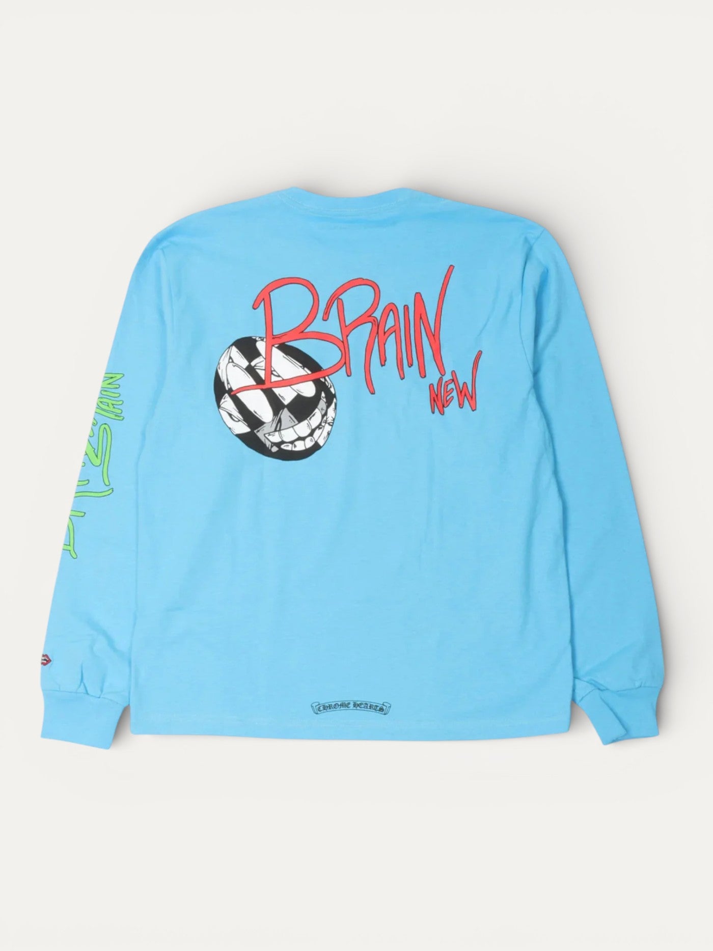 Chrome Hearts Matty Boy 'Brain New' Blue Longsleeve Shirt