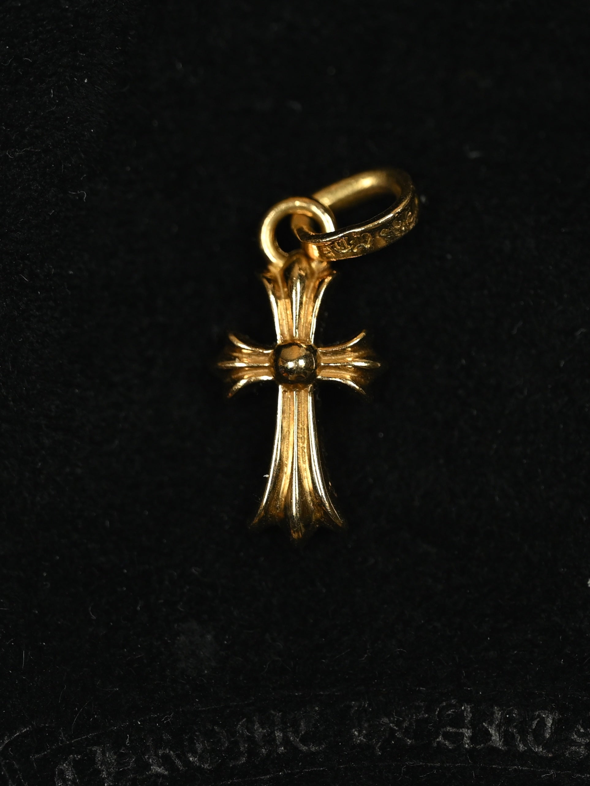 Chrome Hearts 22k Gold Baby Fat Pendant