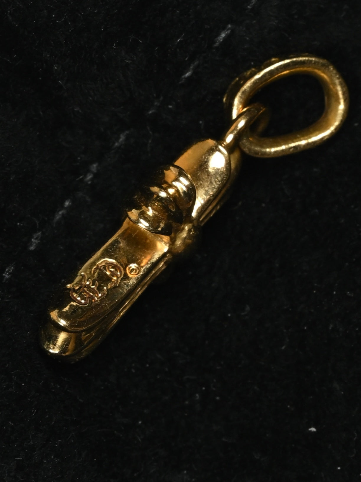 Chrome Hearts 22k Gold Baby Fat Pendant