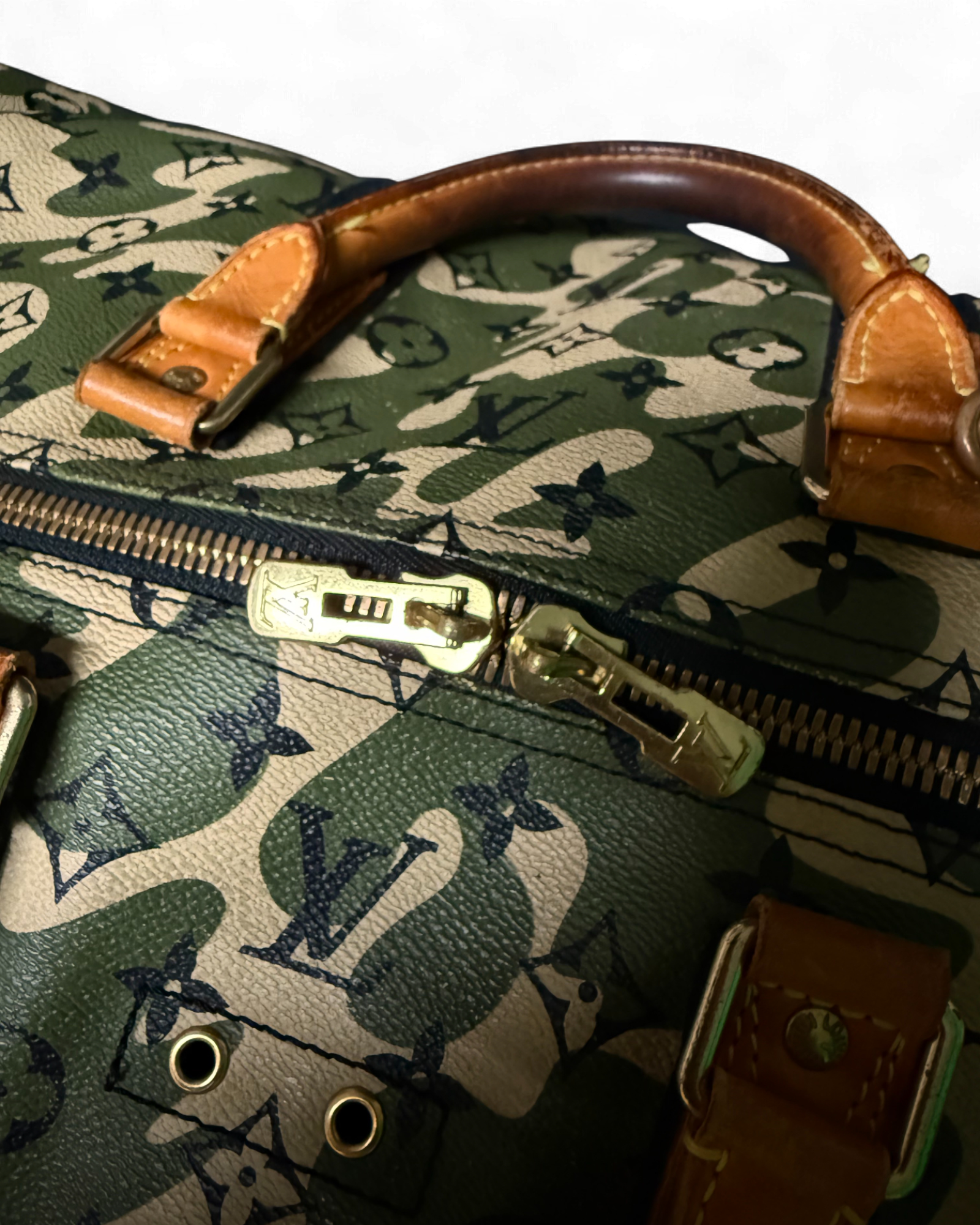 Louis Vuitton x Murakami Camouflaged Duffle Bag