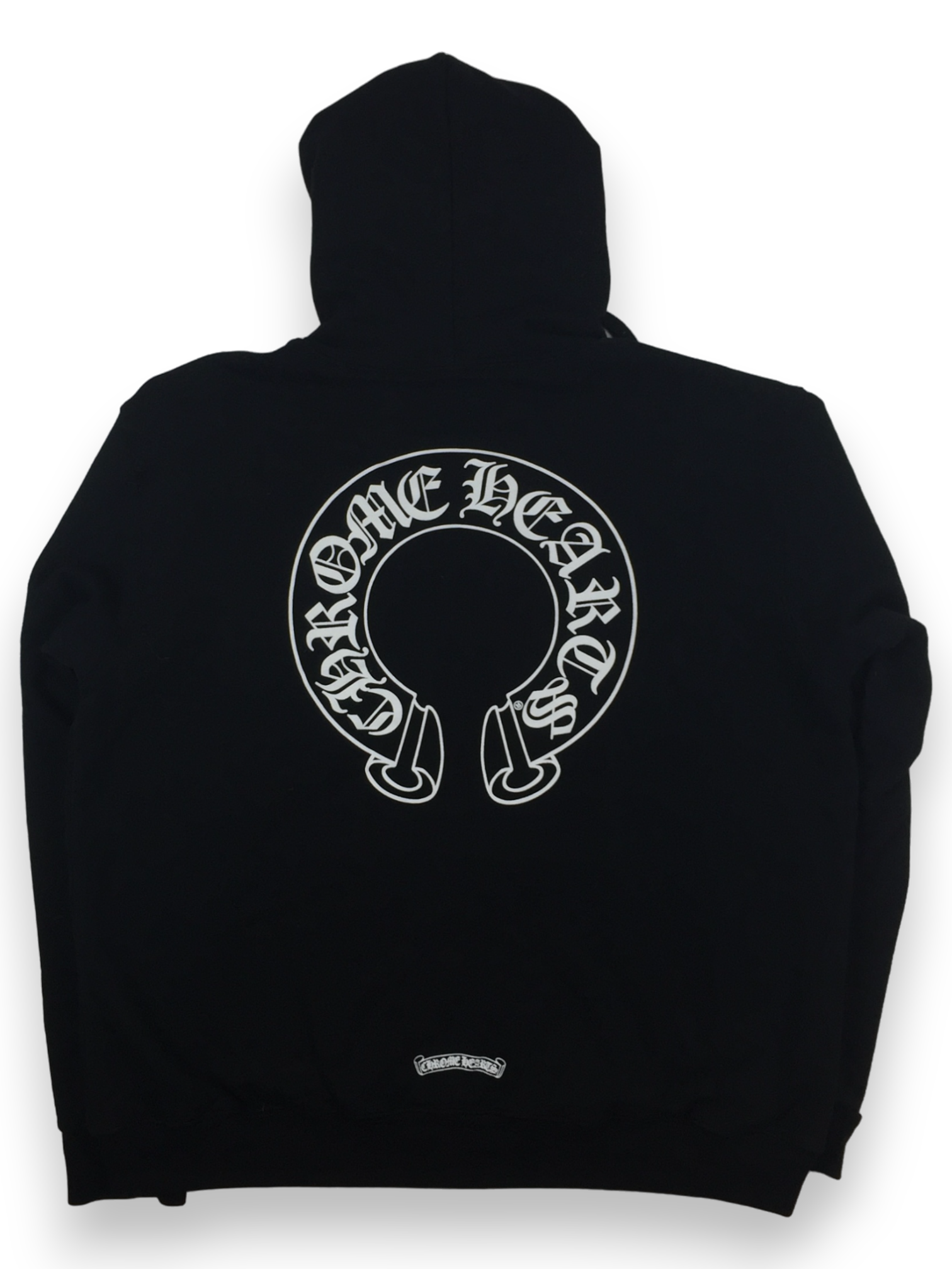 Chrome Hearts Black Floral Logo Zip Up Hoodie