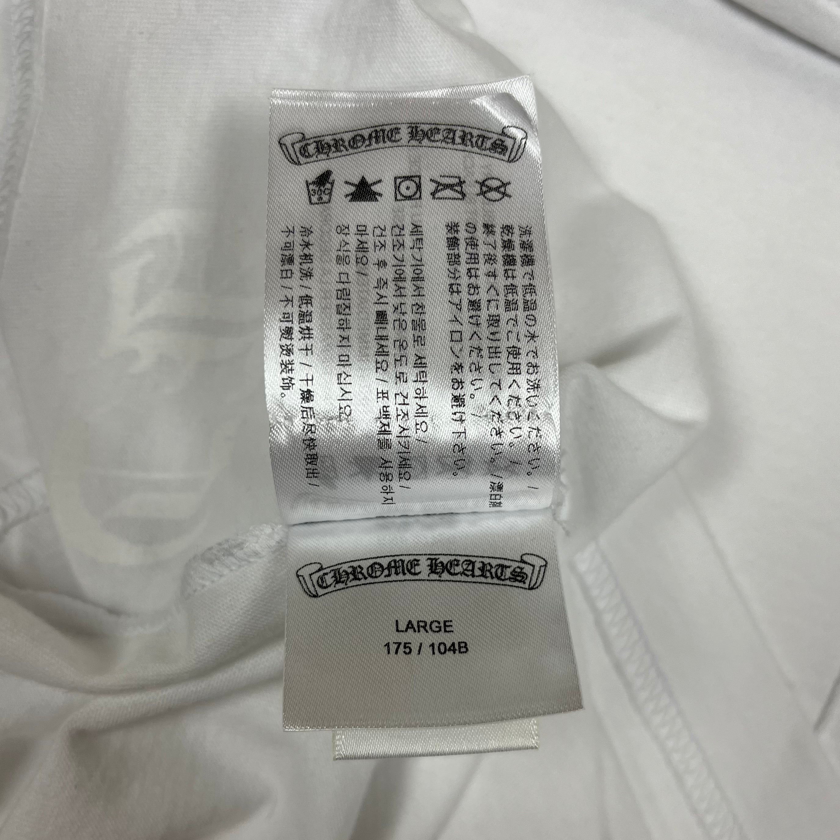 Chrome Hearts White Boost Longsleeve