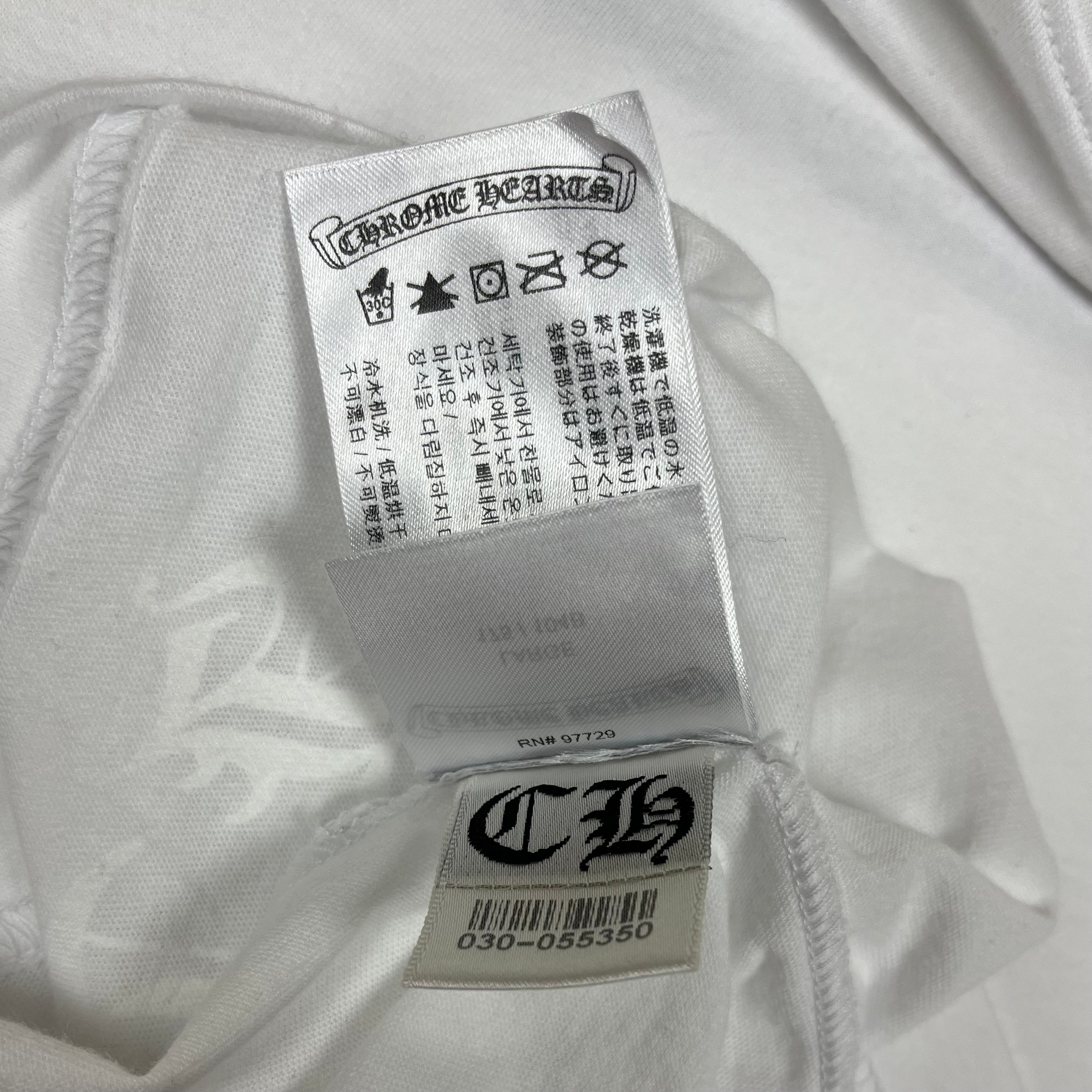 Chrome Hearts White Boost Longsleeve