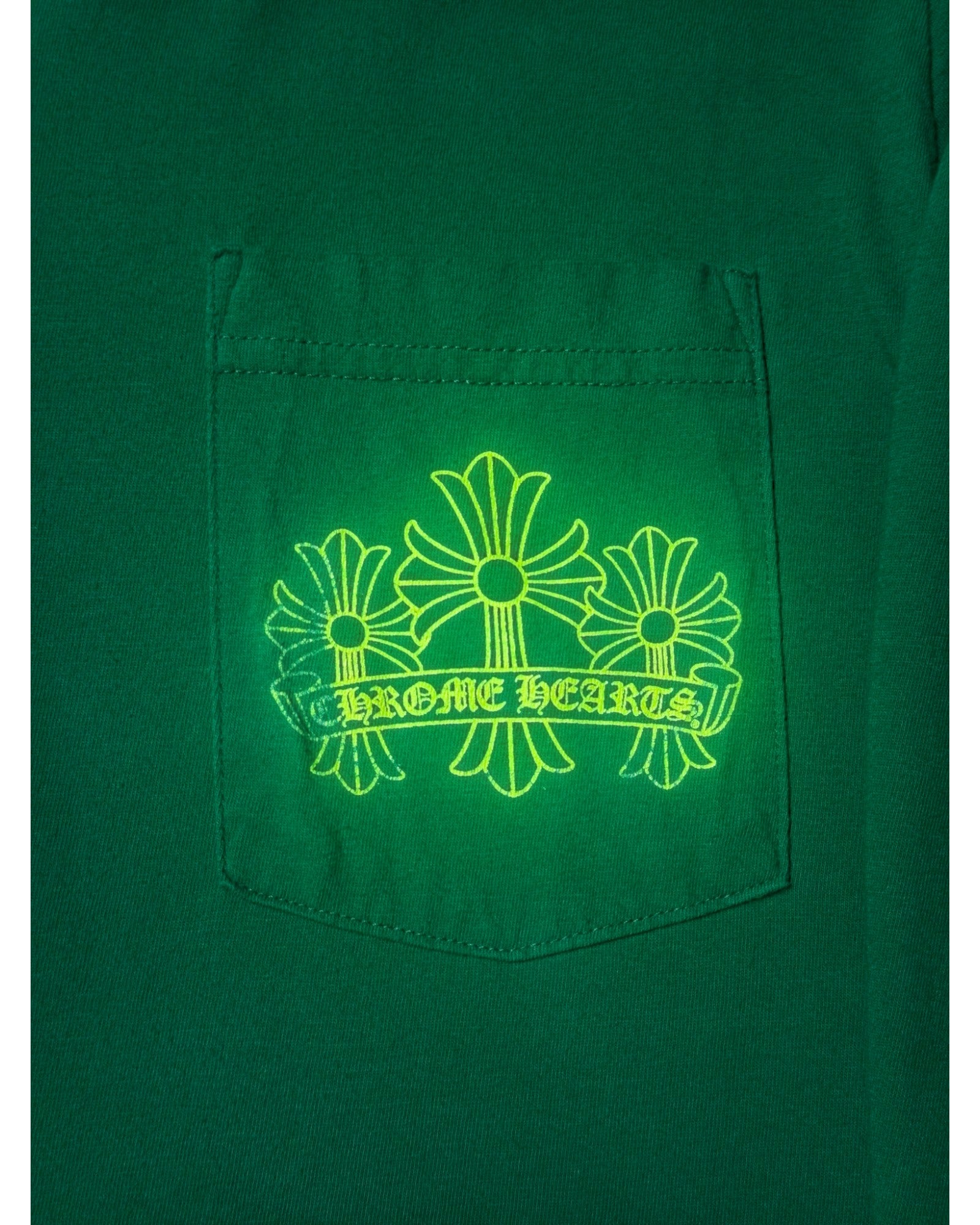 Chrome Hearts Cemetery Cross Kelly Green Long Sleeve