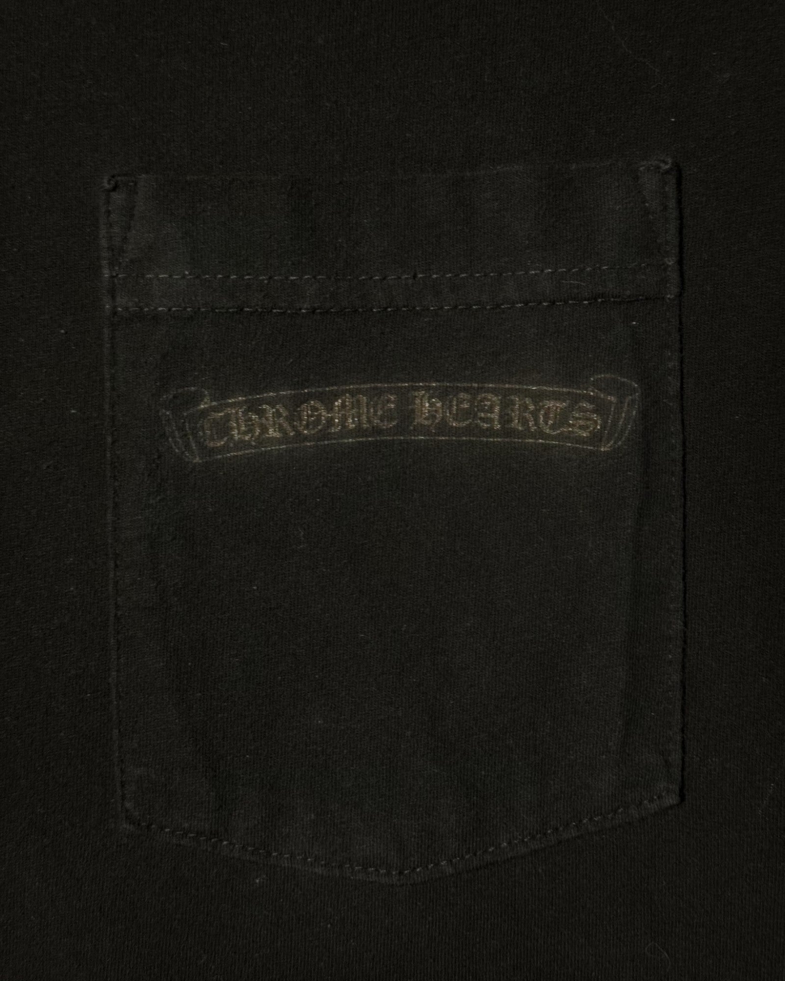 Chrome Hearts Black Yellow Dagger Tee