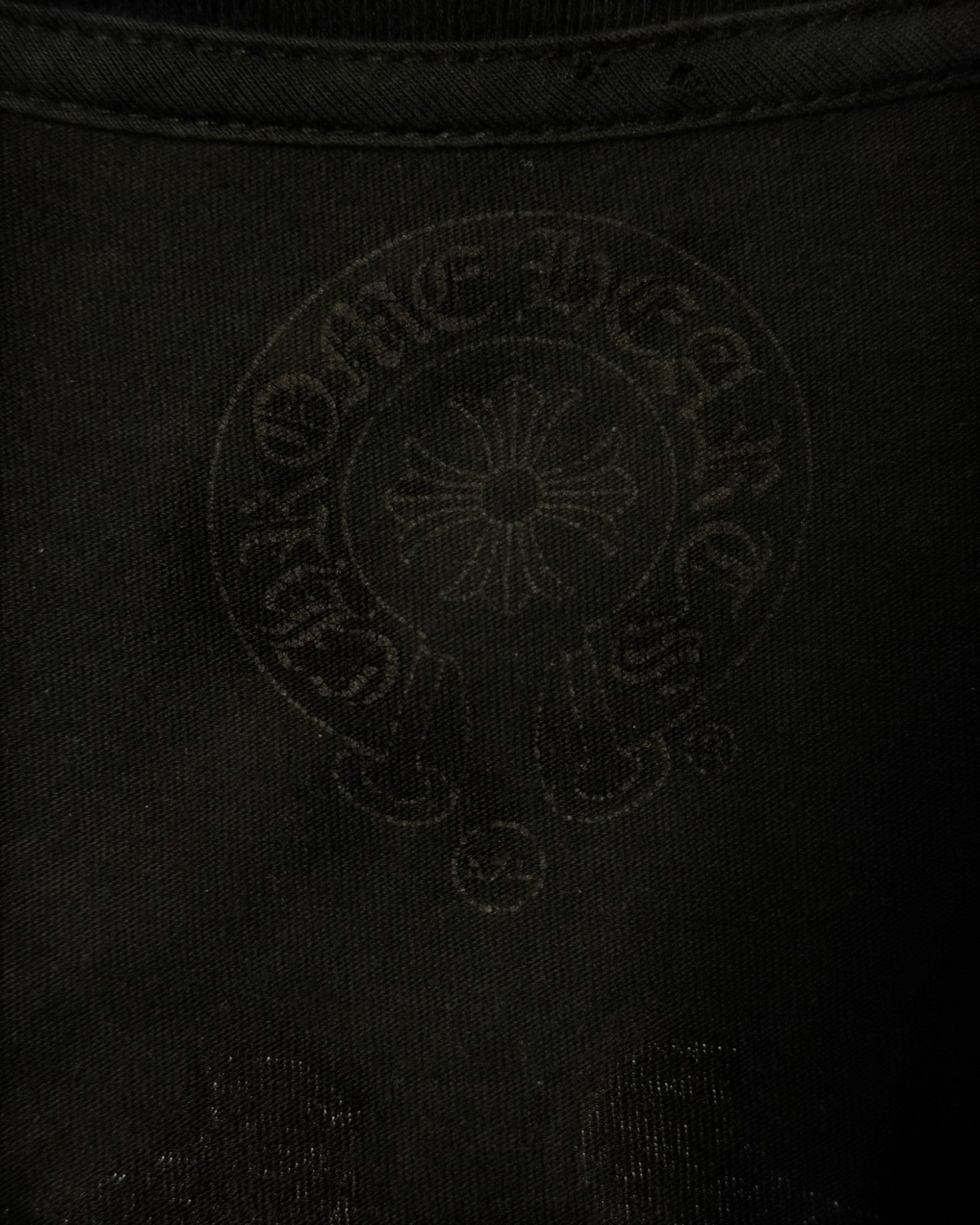 Chrome Hearts Black Yellow Dagger Tee