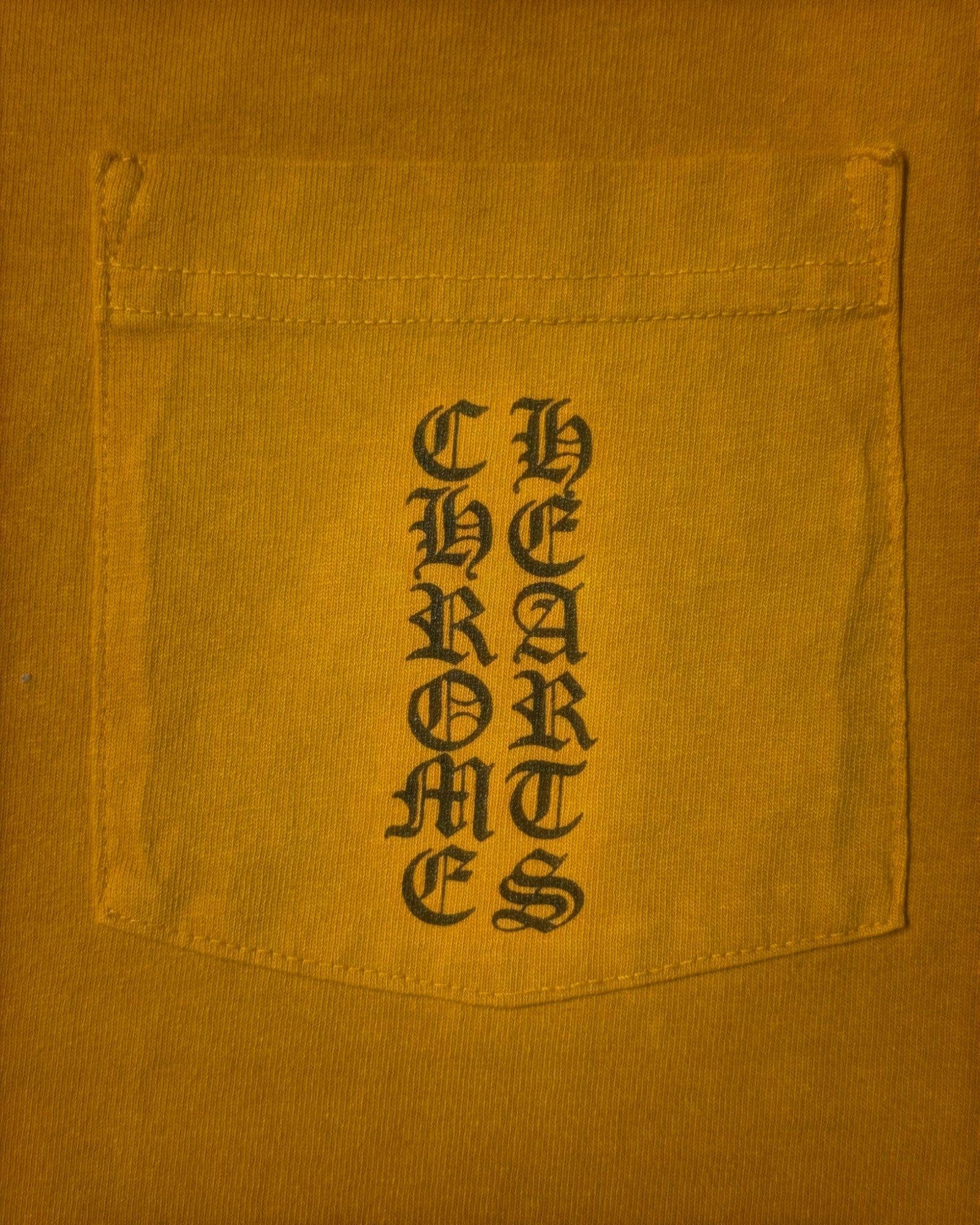 Chrome Hearts Yellow Script Logo Tee