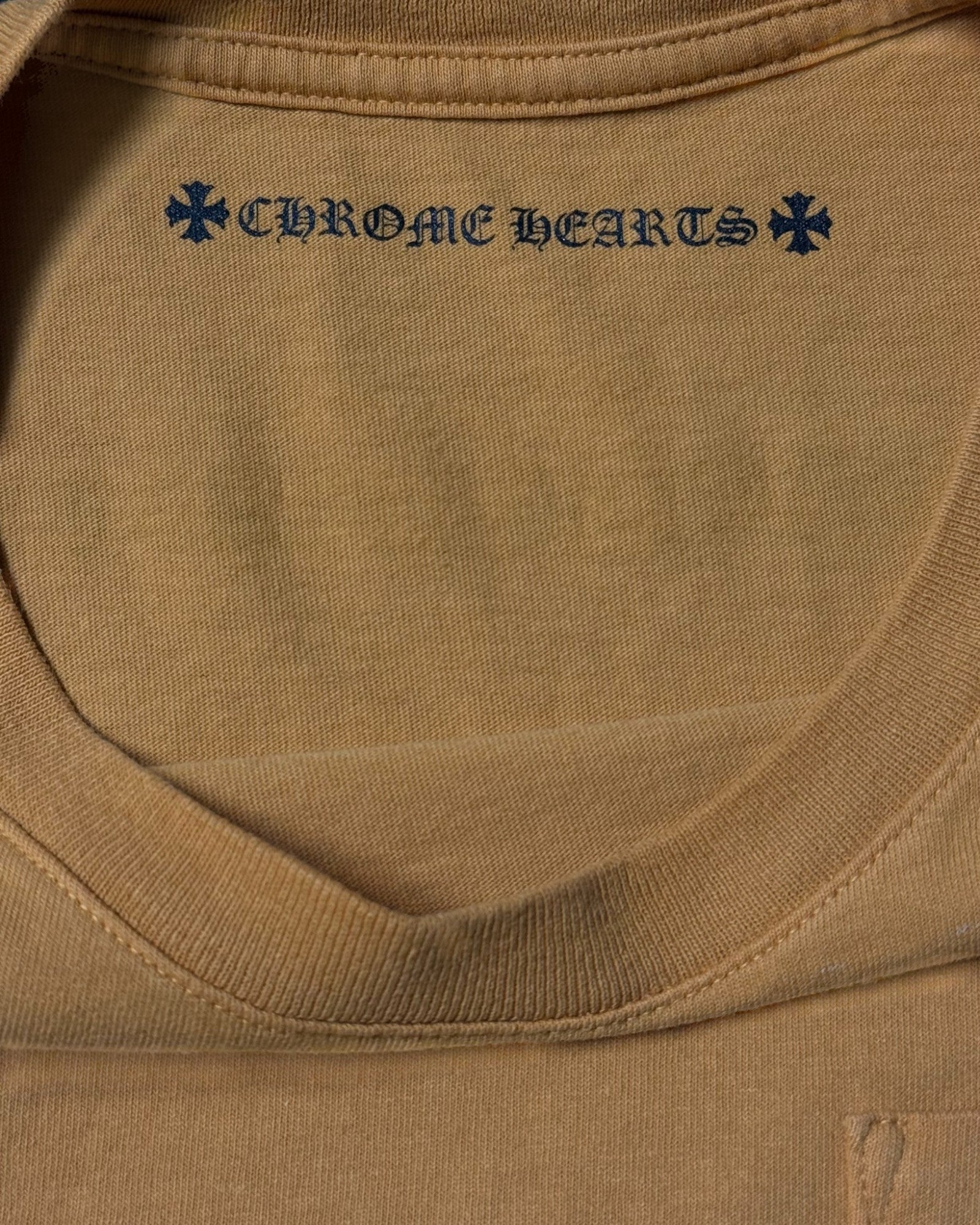 Chrome Hearts Yellow Script Logo Tee