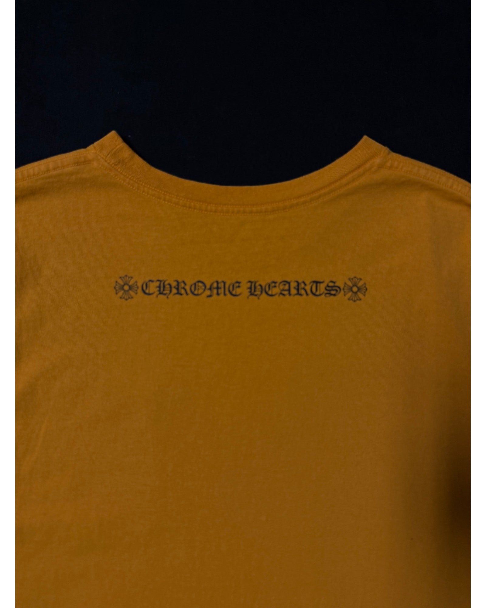 Chrome Hearts Yellow Script Logo Tee