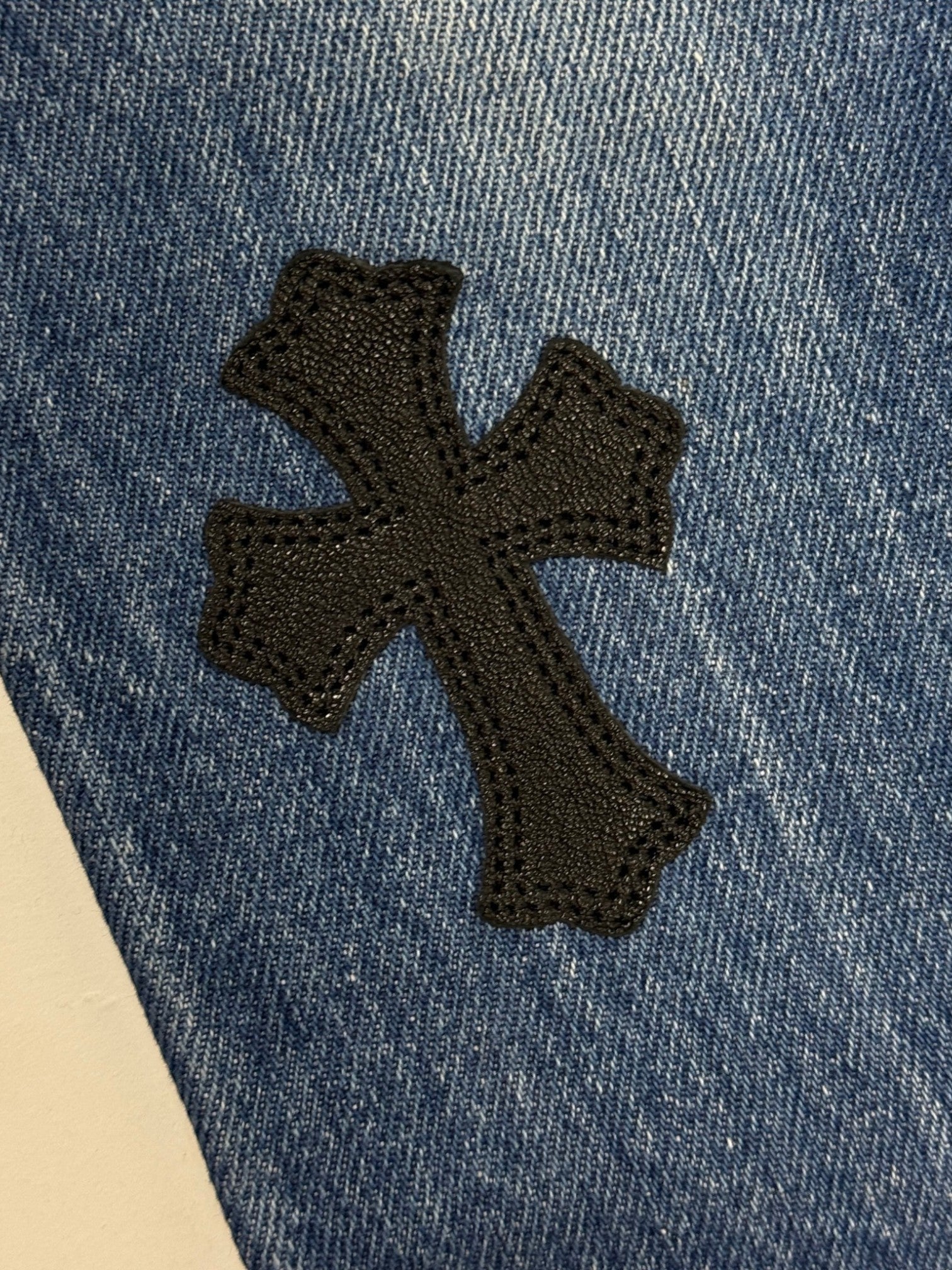 Chrome Hearts Cross Patch Levi's 517 Blue Levi's Jeans