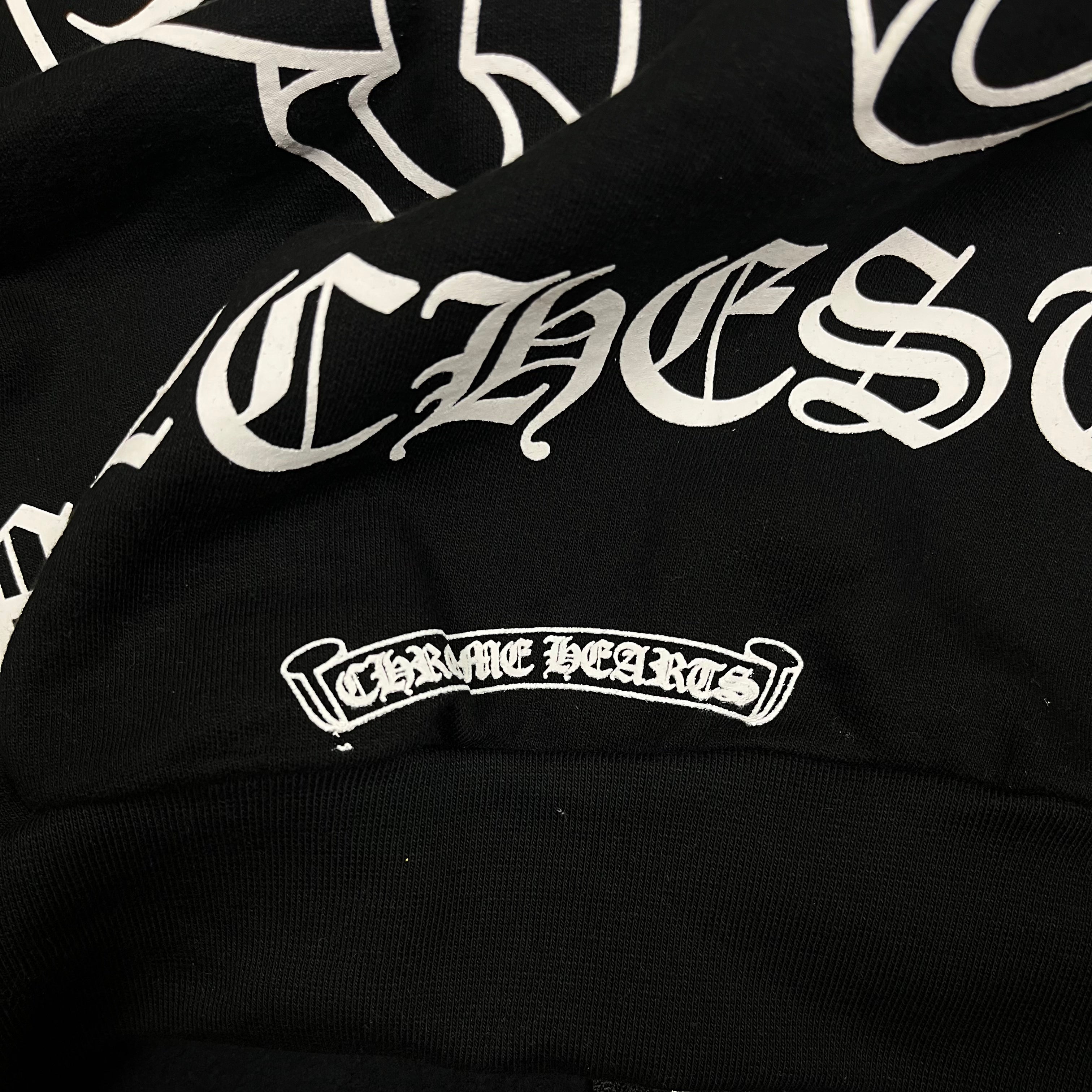 Chrome Hearts Manchester Exclusive Black Zip Up Hoodie