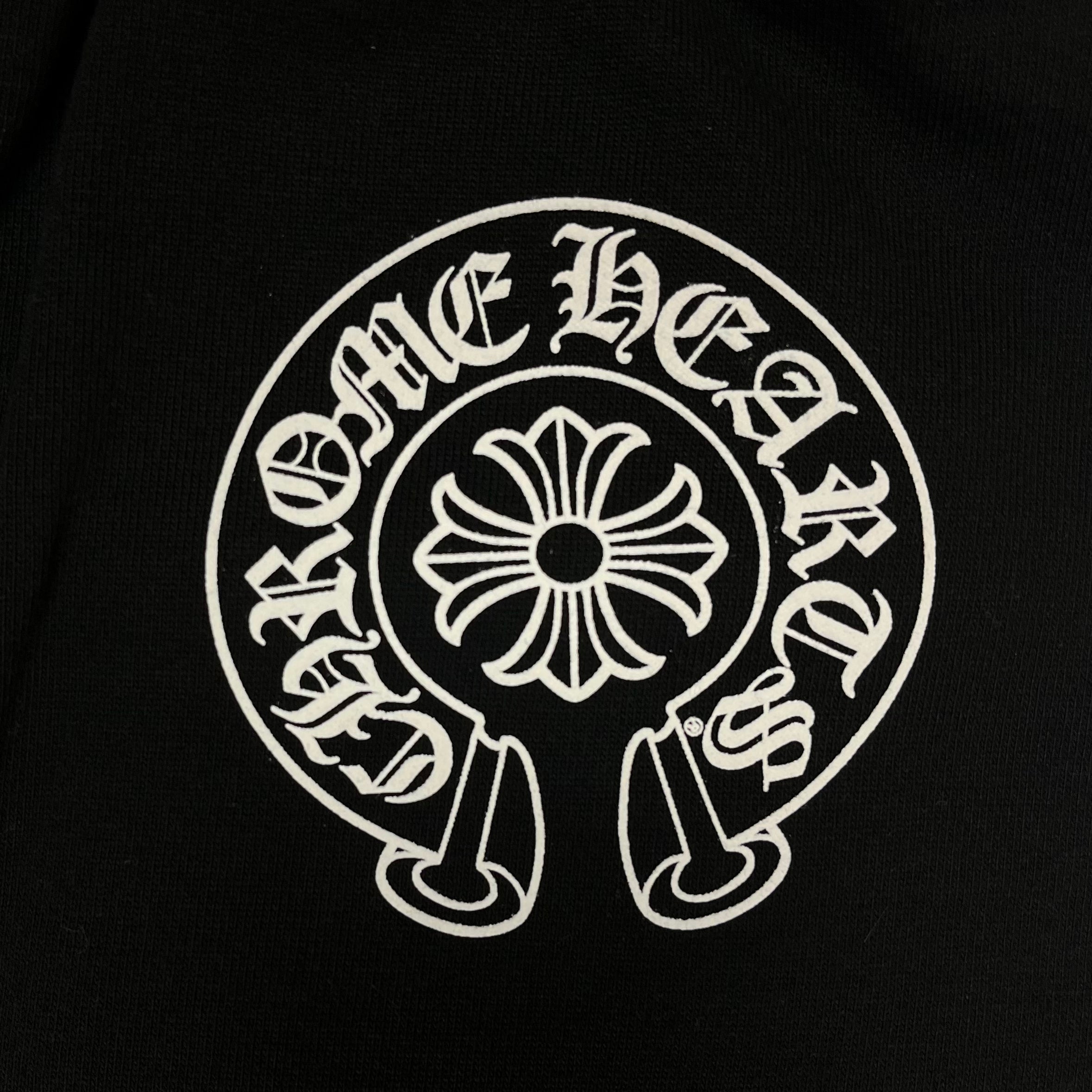 Chrome Hearts Black Horseshoe Sweatpants