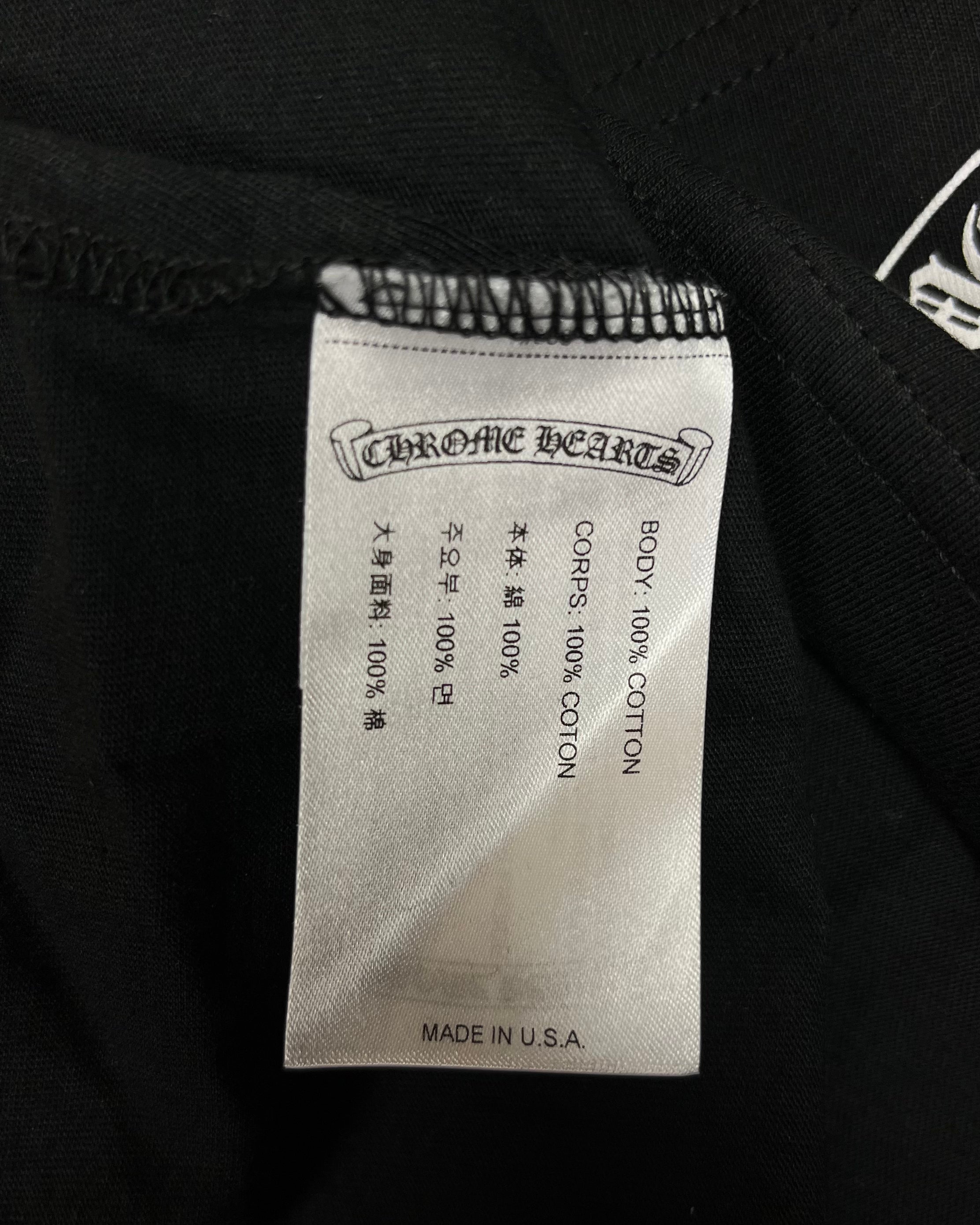 Chrome Hearts Manchester Exclusive Black Longsleeve
