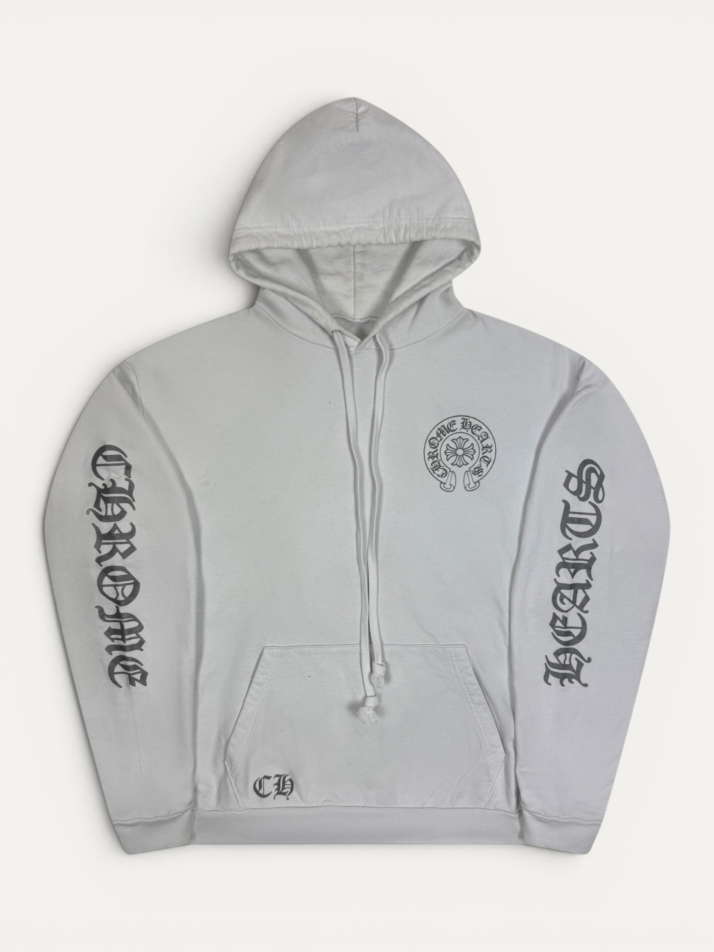 Chrome Hearts White Miami Exclusive Horseshoe Hoodie