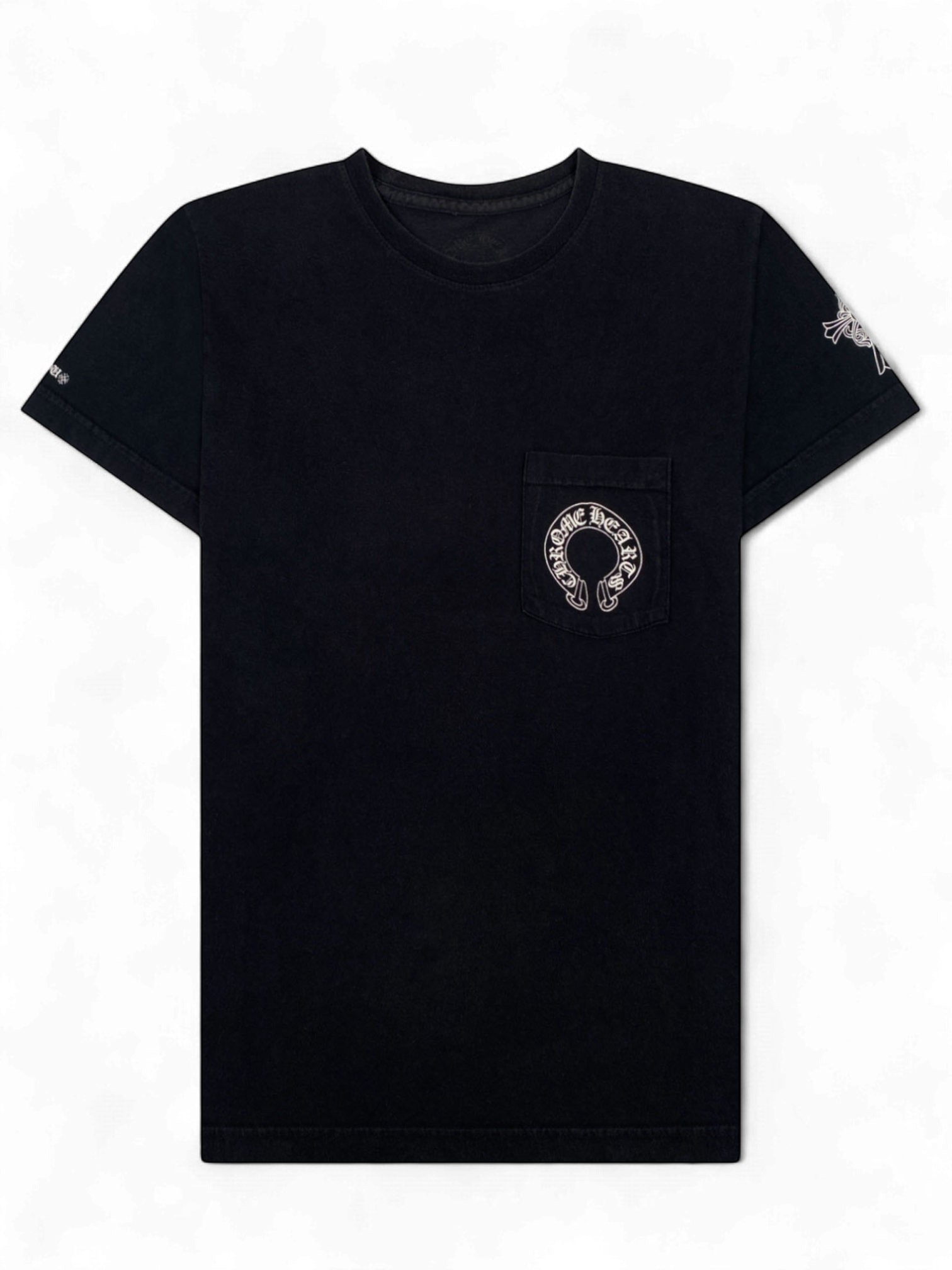 Chrome Hearts Black Made In Hollywood Horseshoe Tee