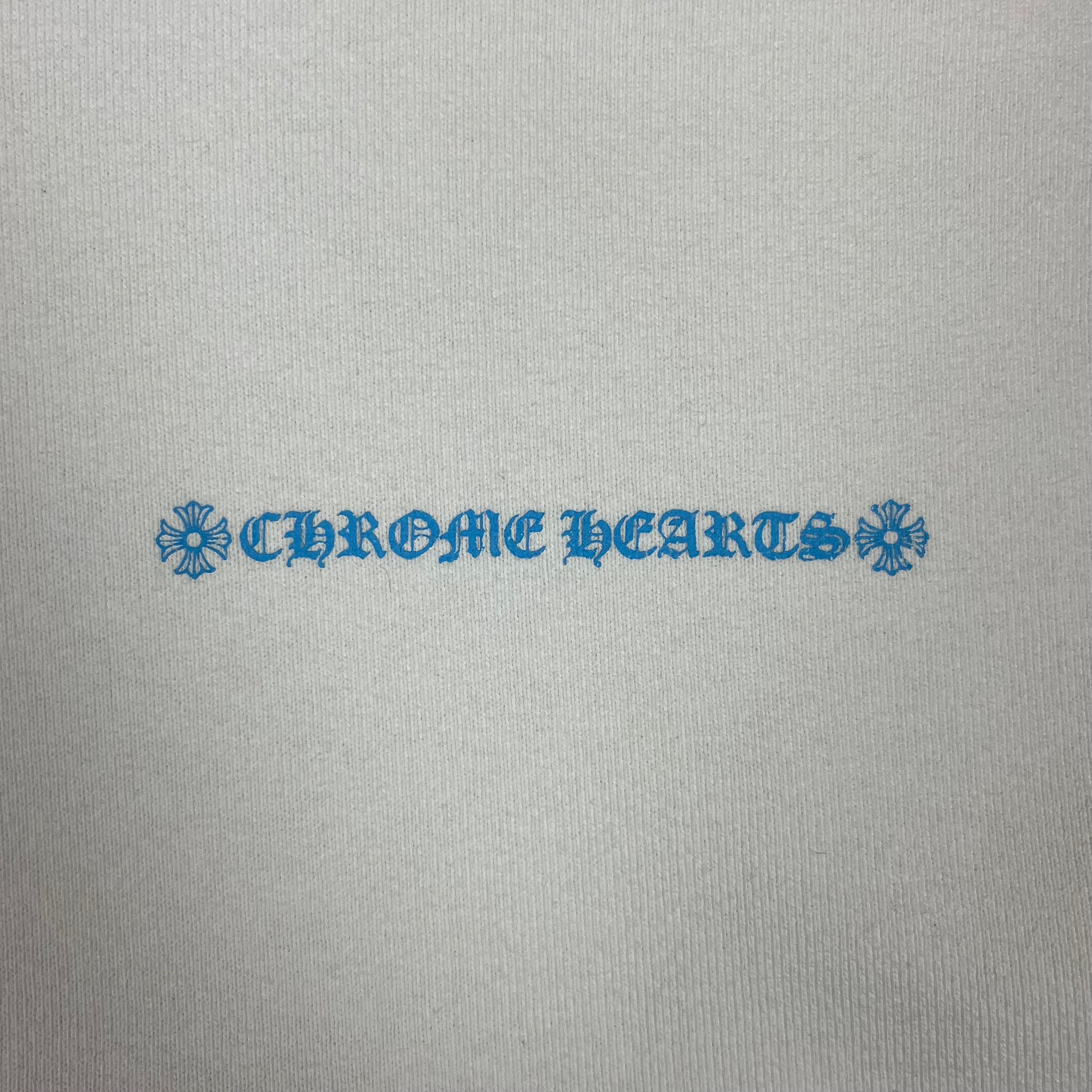 Chrome Hearts Matty Boy 'RETRO CYCLE' White Graphic Hoodie