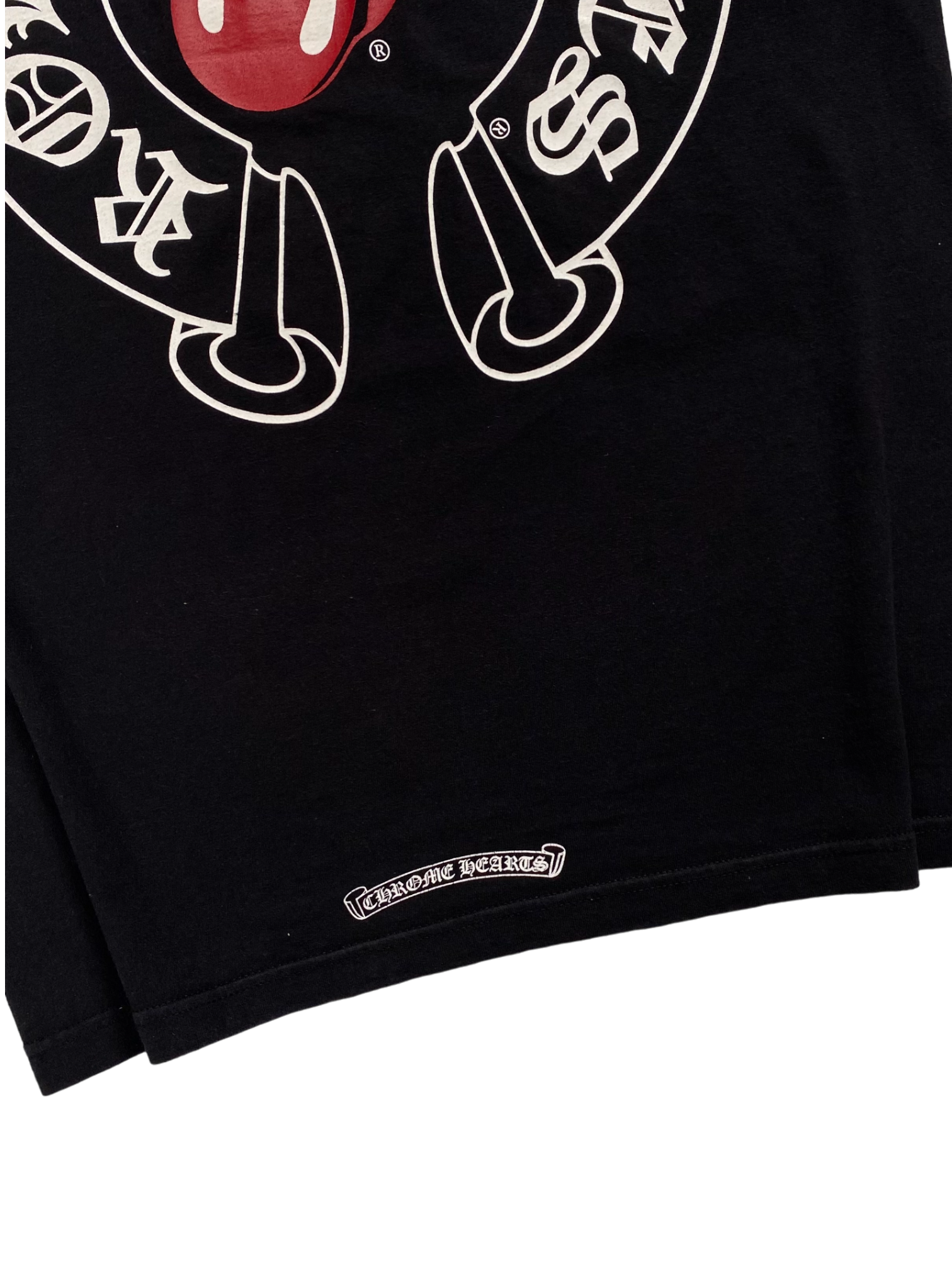 Chrome Hearts Black Rolling Stones Tee