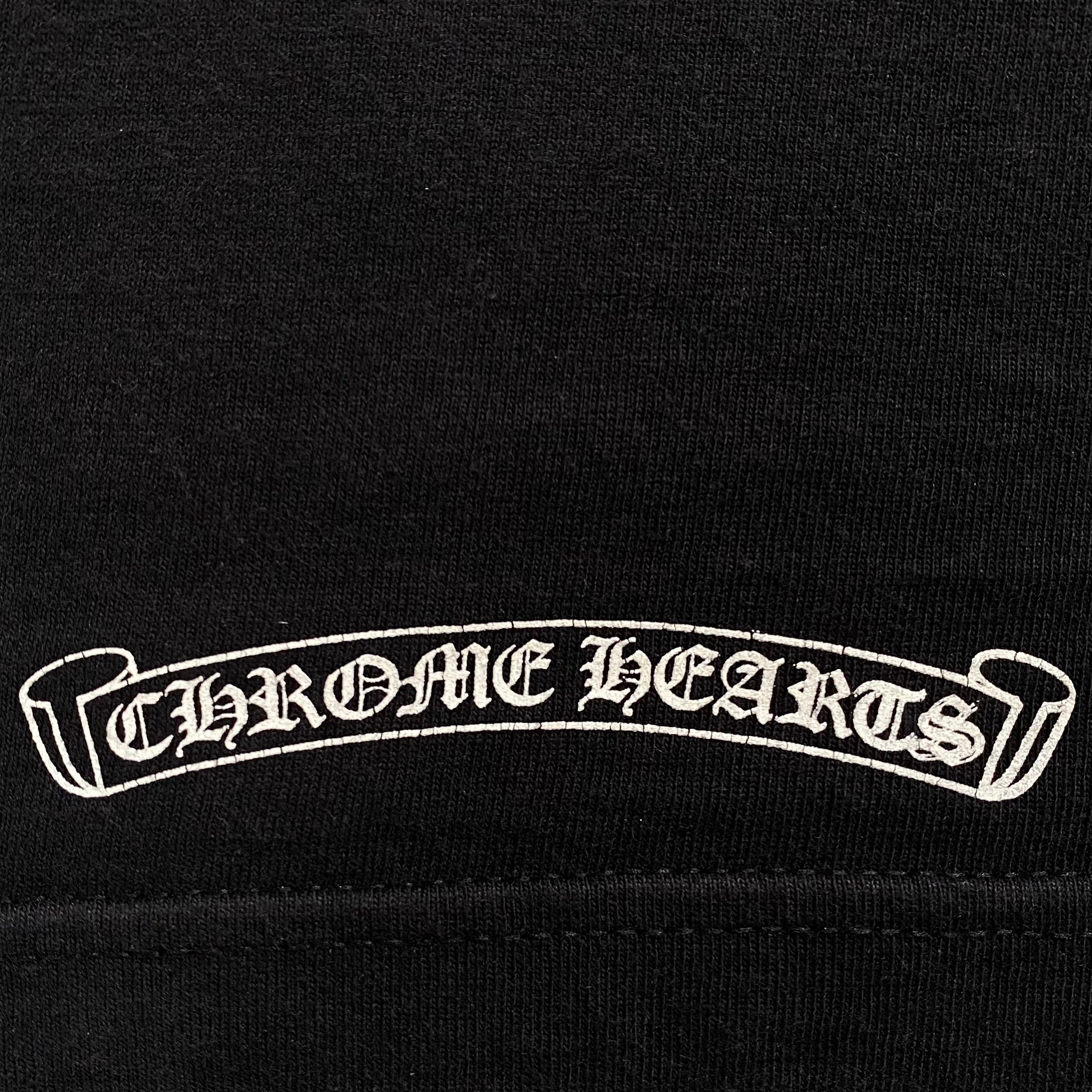 Chrome Hearts Black Rolling Stones Tee