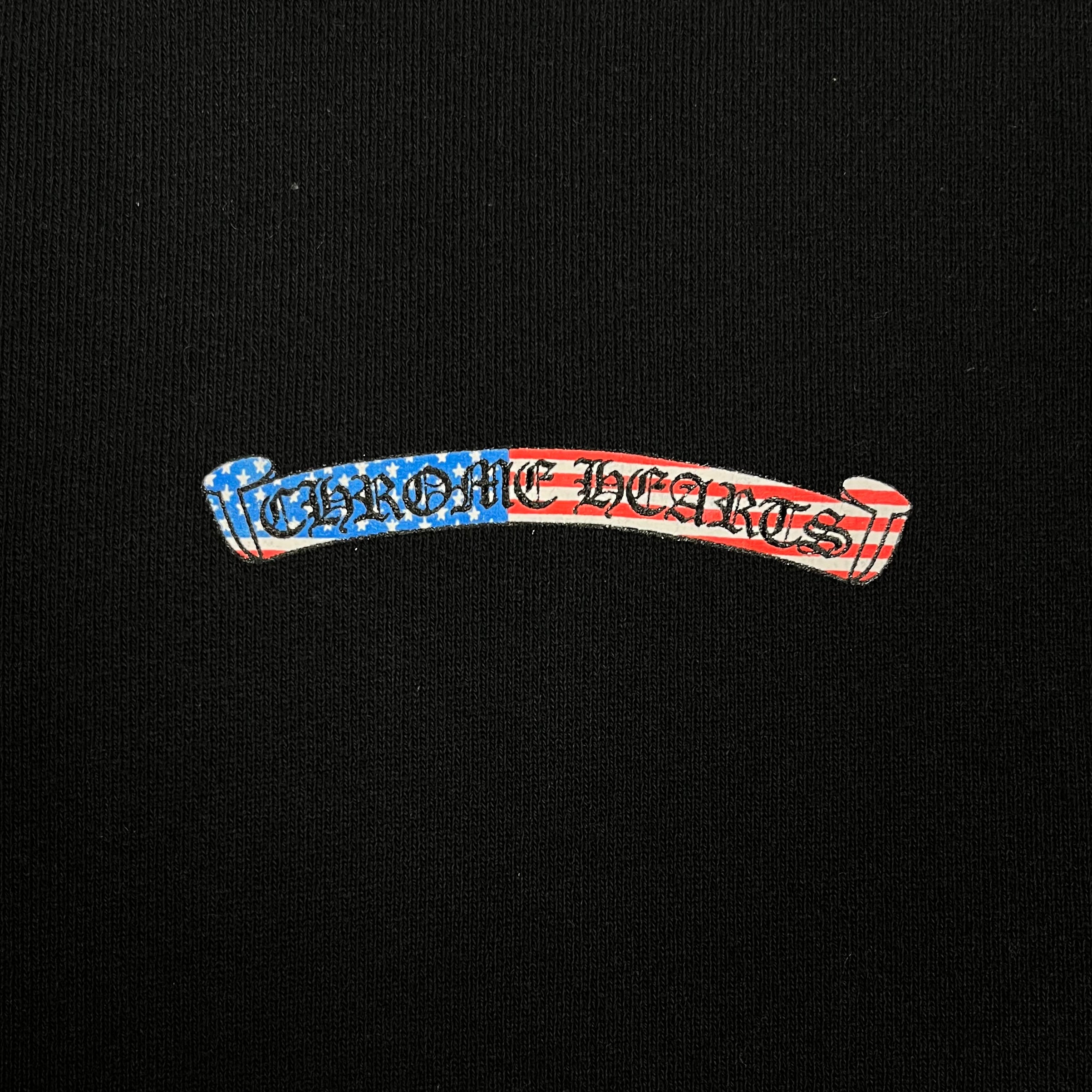 Chrome Hearts Matty Boy America Black Crewneck