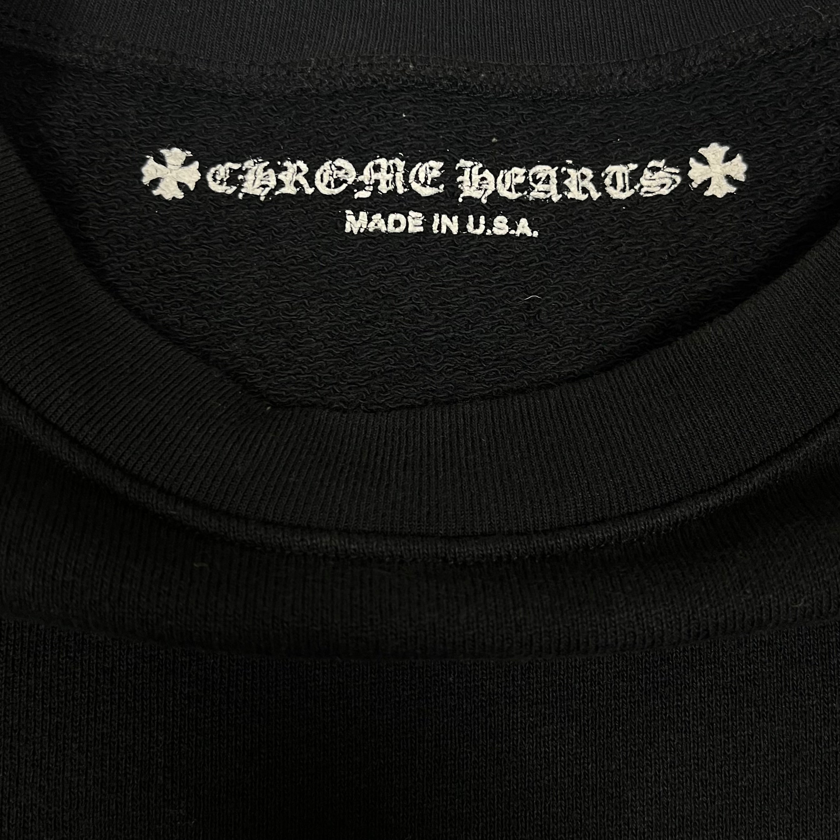 Chrome Hearts Matty Boy America Black Crewneck