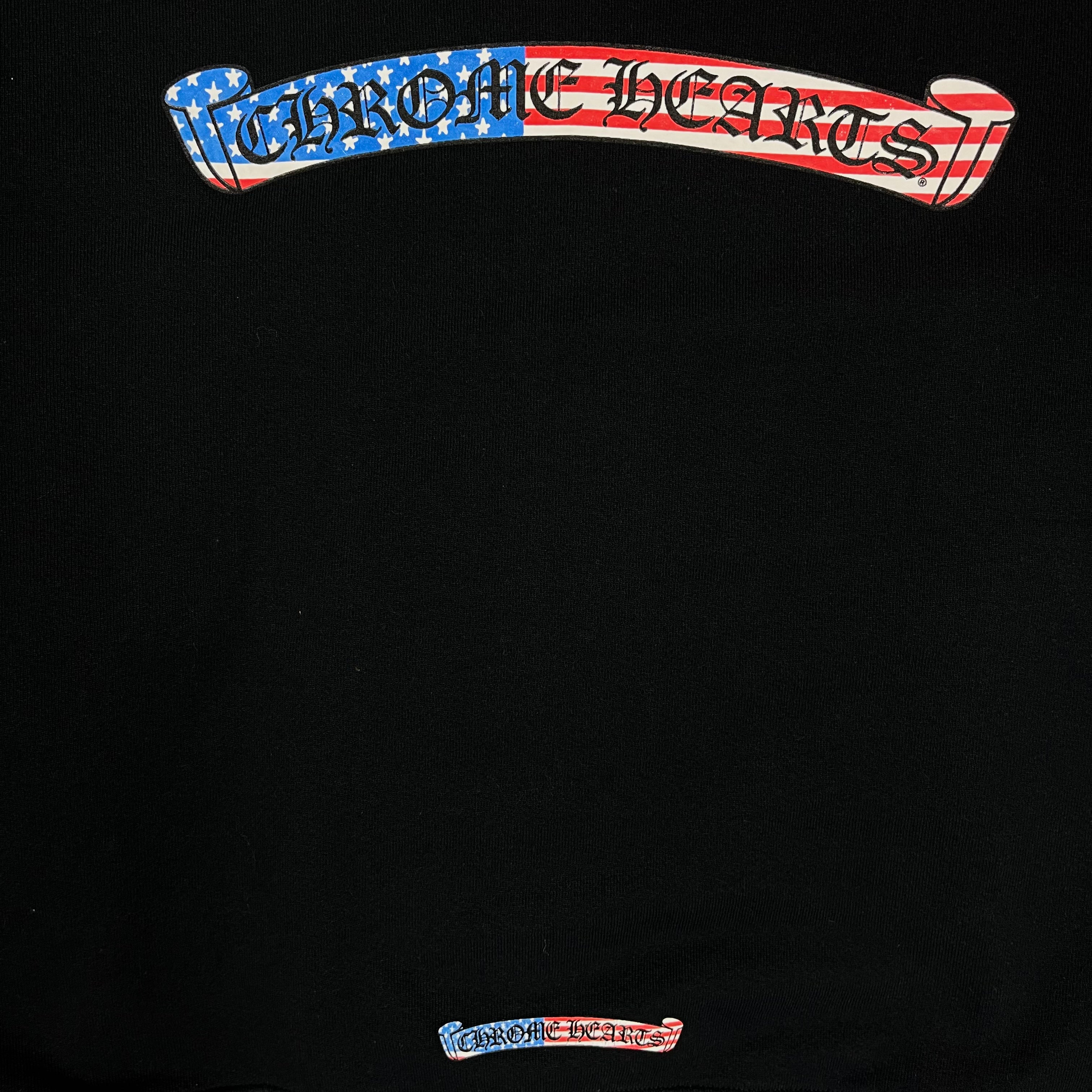 Chrome Hearts Matty Boy America Black Crewneck