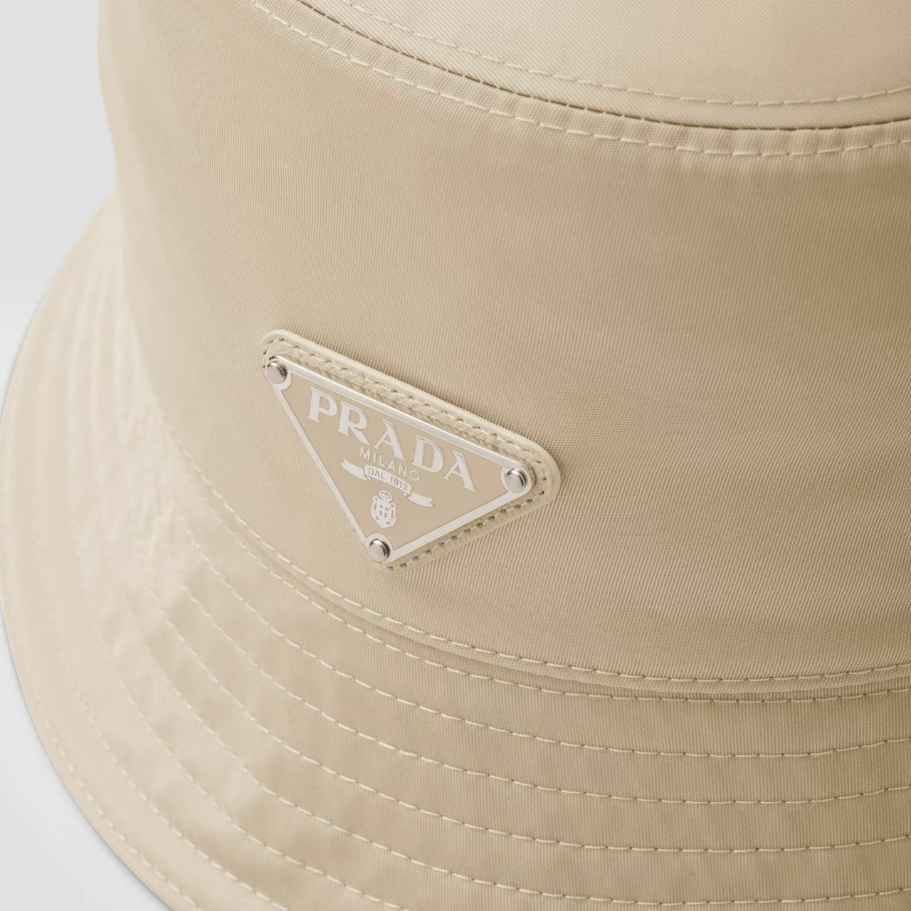 Prada Beige Re-Nylon Bucket Hat