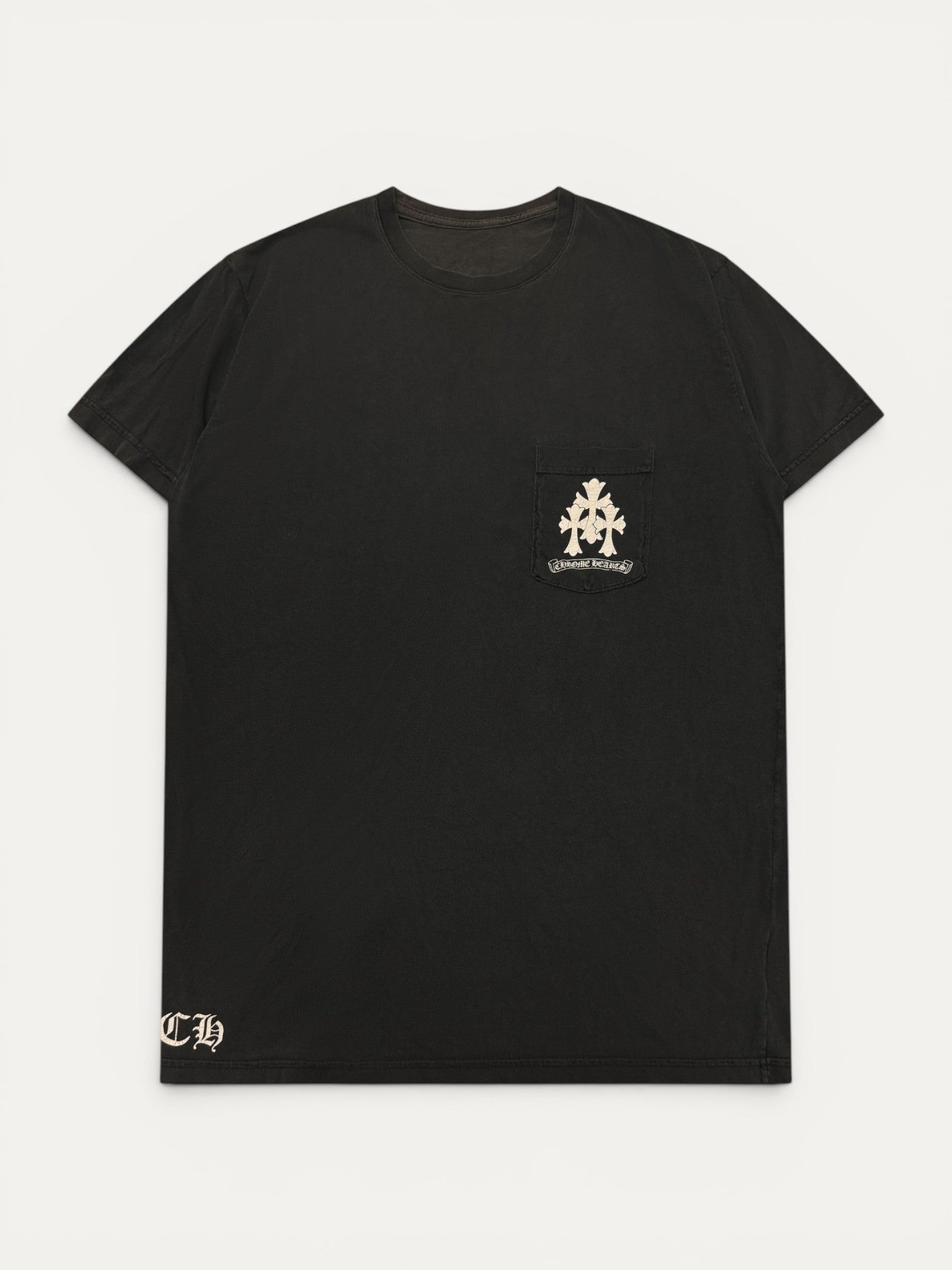 Chrome Hearts Vintage Cemetery Logo Black Tee