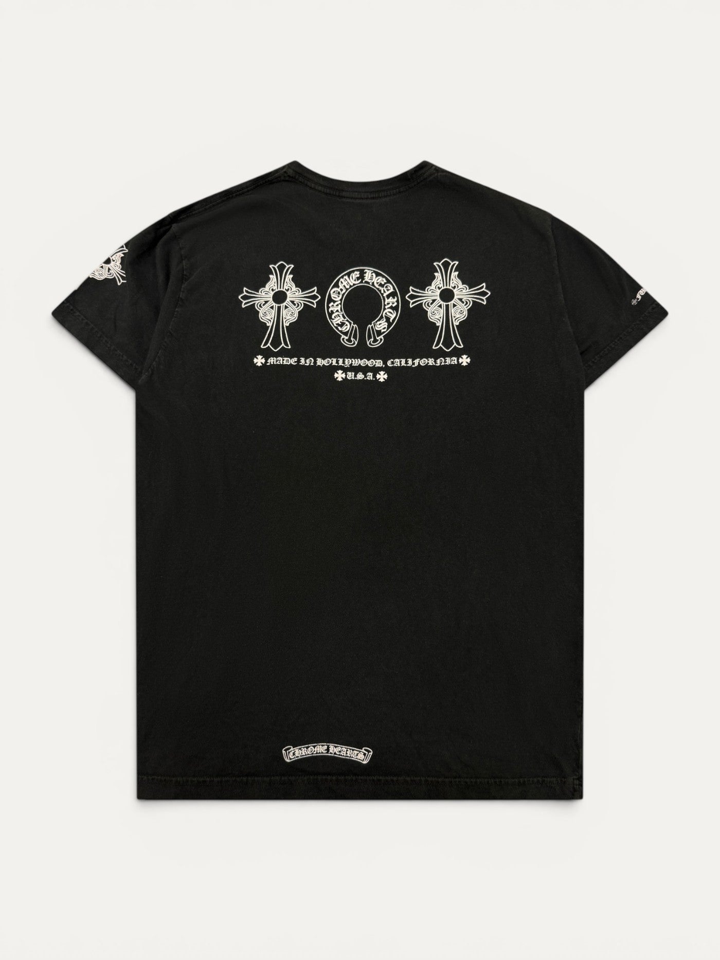 Chrome Hearts Vintage Cross Horseshoe Black Tee
