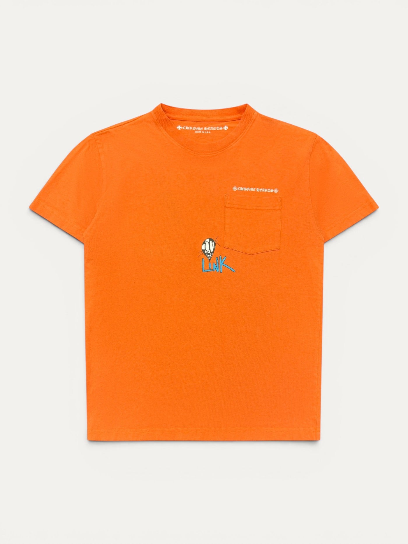 Chrome Hearts Matty Boy Orange Link & Build Tee