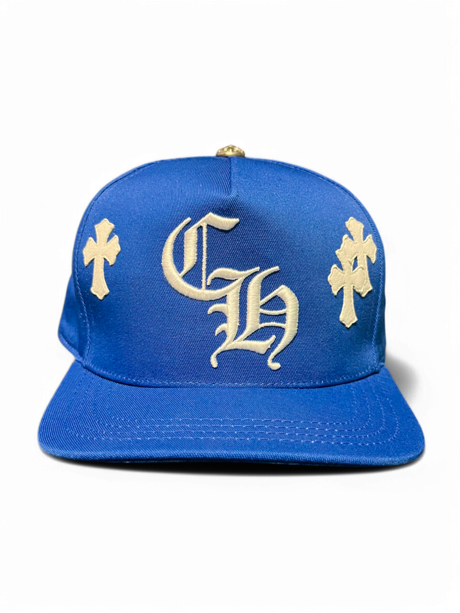 Chrome Hearts Blue Cross Patch Baseball Cap