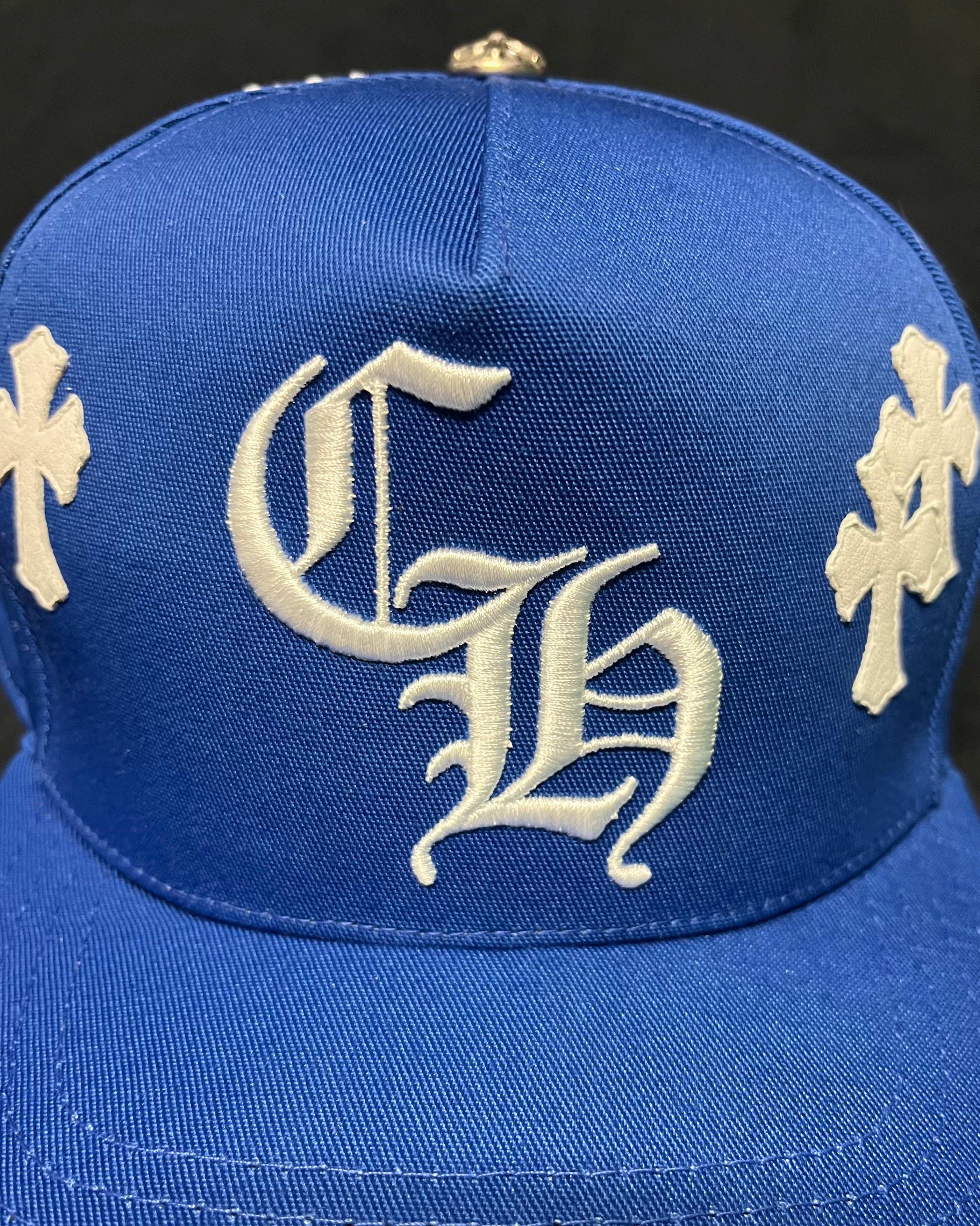 Chrome Hearts Blue Cross Patch Baseball Cap