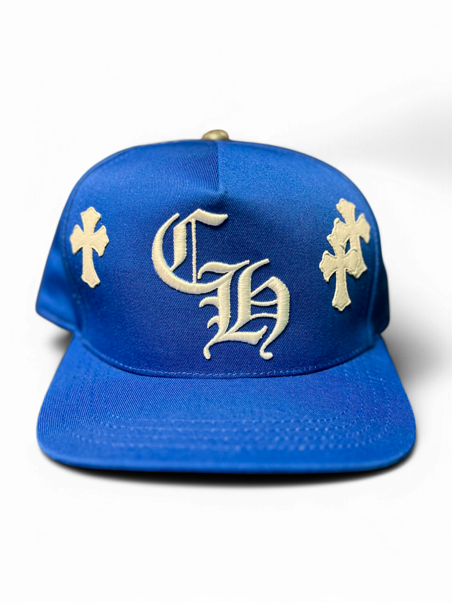 Chrome Hearts Blue Cross Patch Baseball Cap
