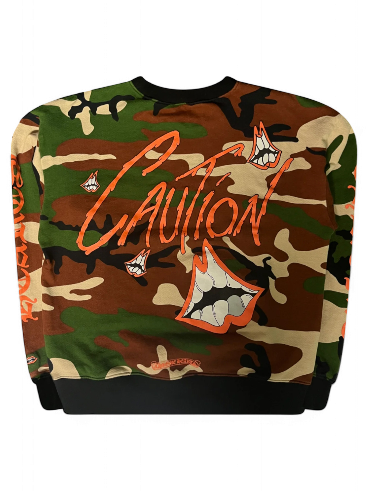 Chrome Hearts Matty Boy Camo Caution Crewneck