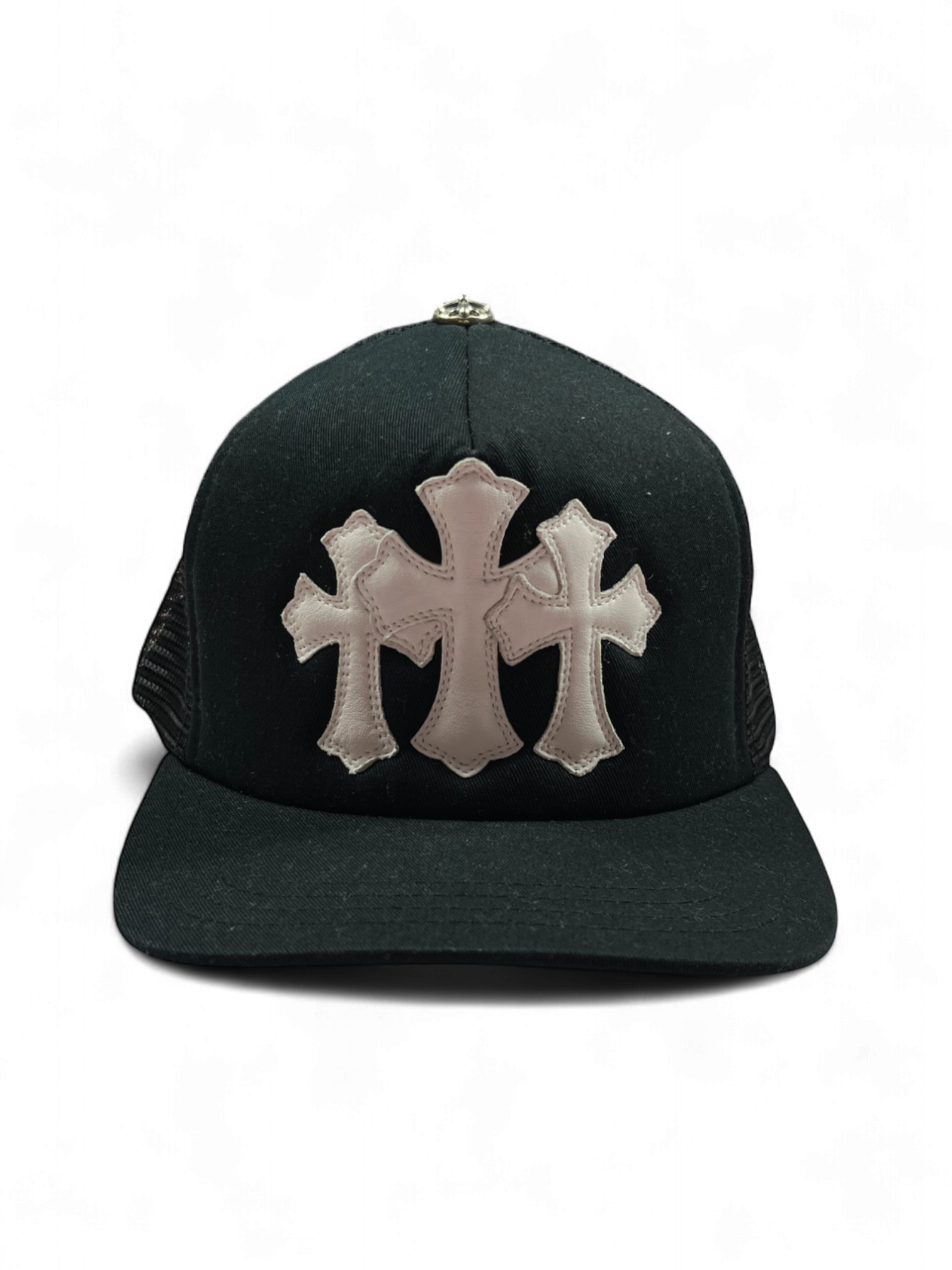 Chrome Hearts Black Cemetery Trucker Cap