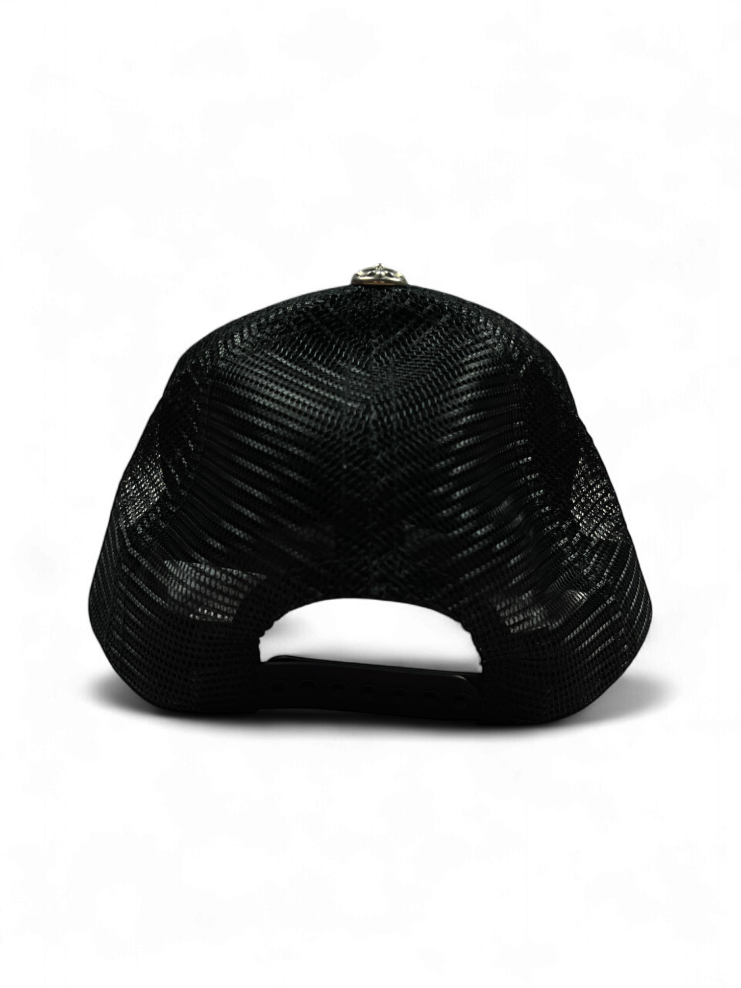 Chrome Hearts Black Cemetery Trucker Cap