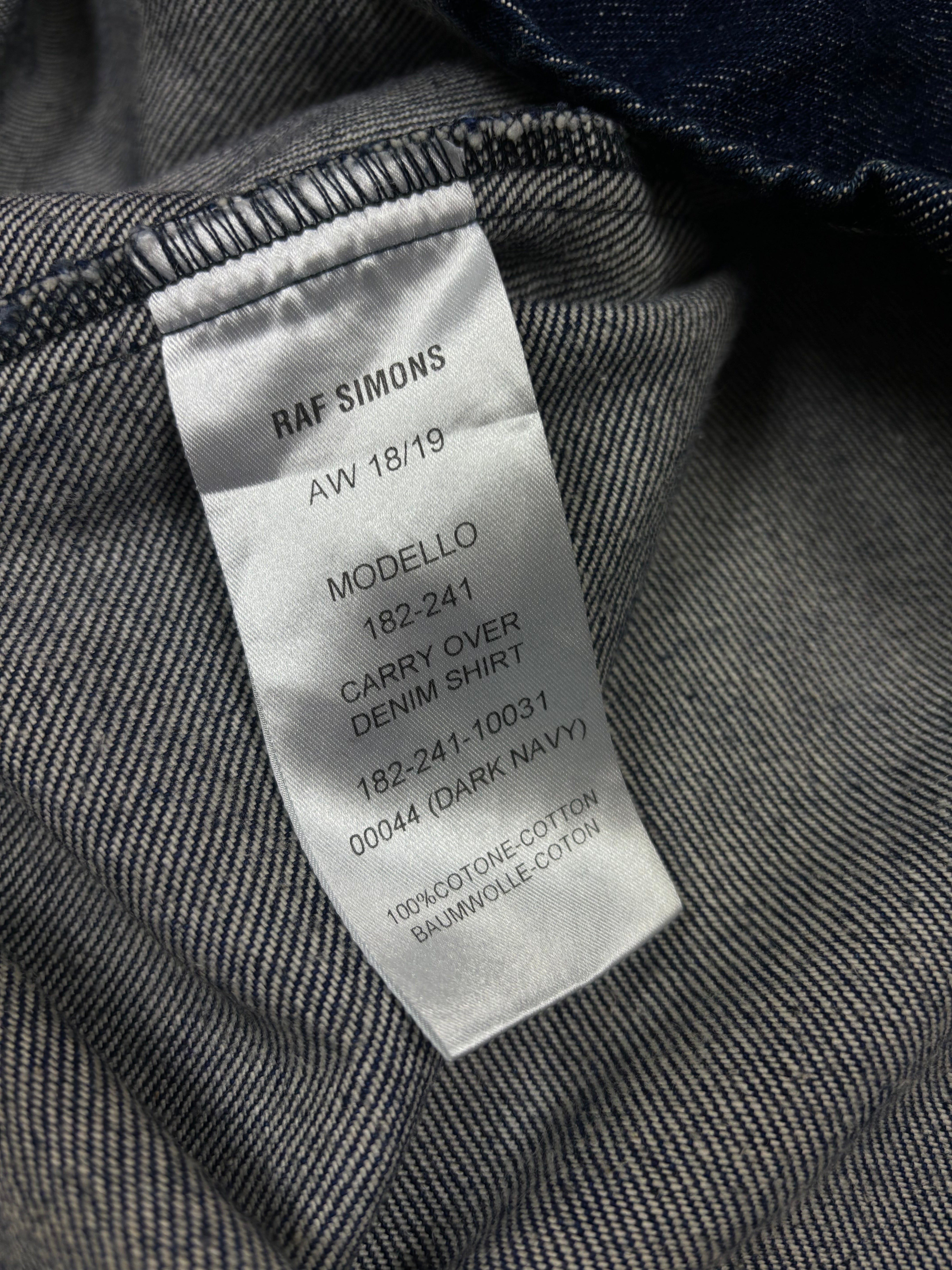Raf Simons Blue Denim Shirt