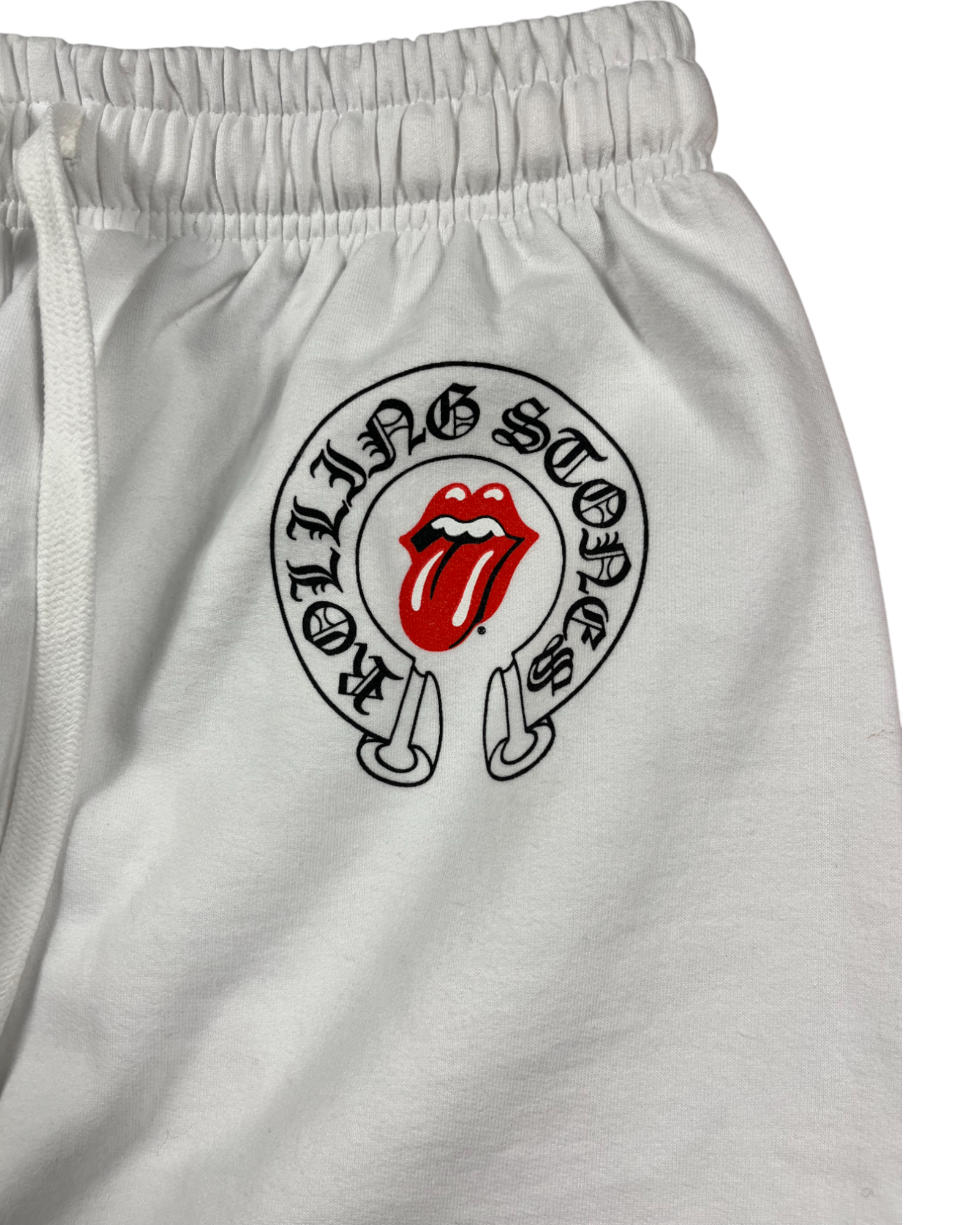 Chrome Hearts Rolling Stones Red White Sweatpants
