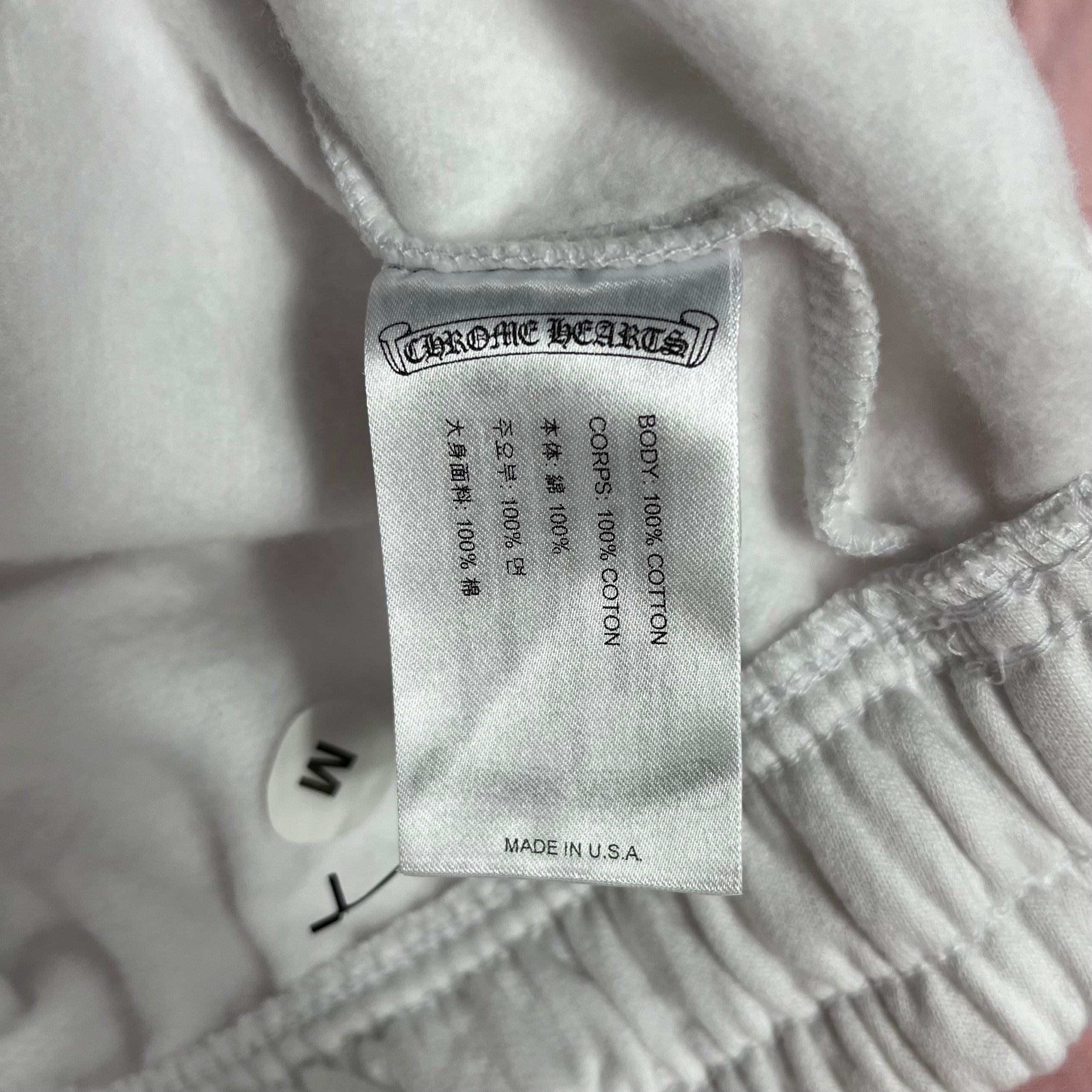 Chrome Hearts Rolling Stones Red White Sweatpants
