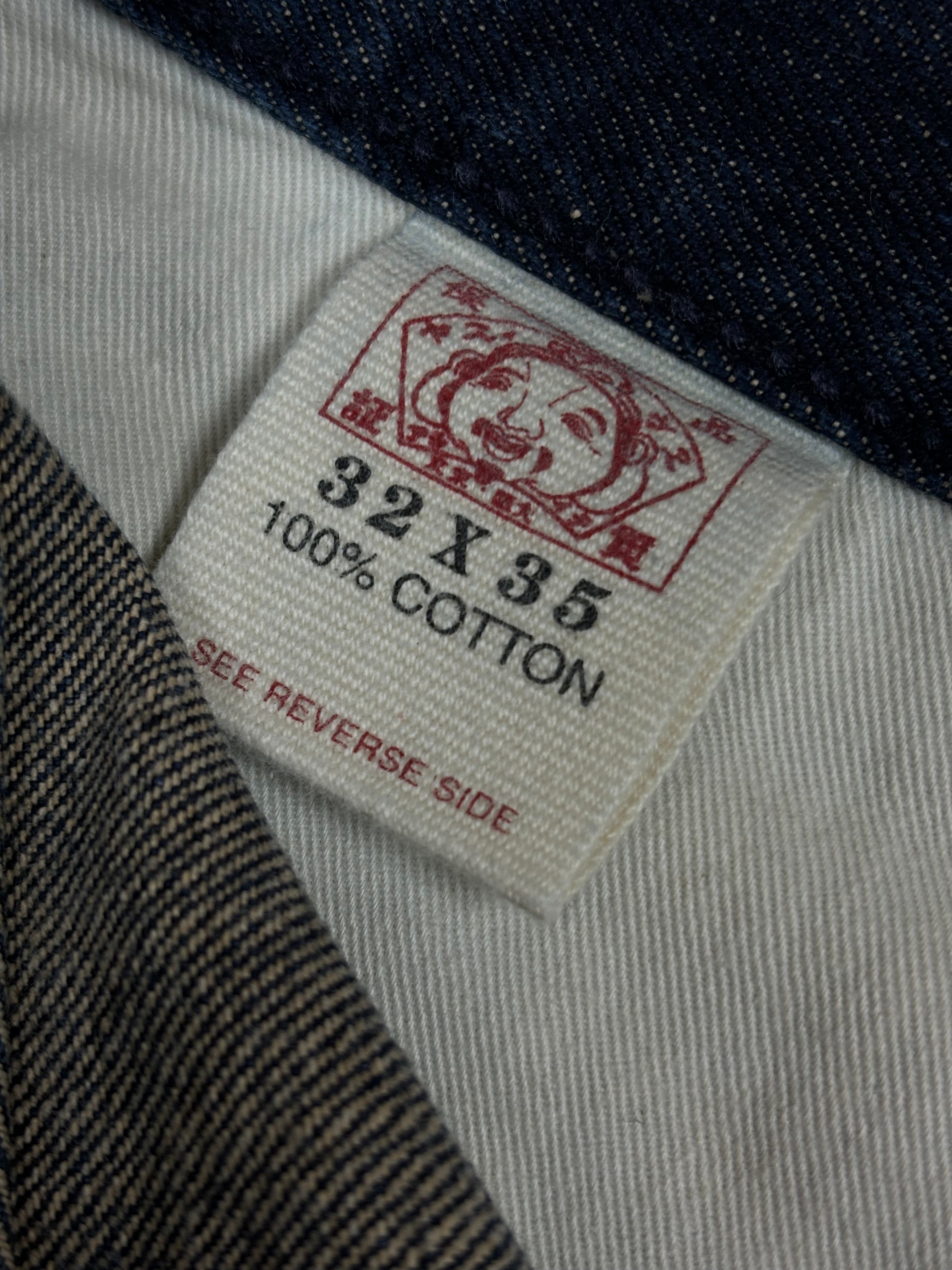 Evisu Did Everything Navy Jeans
