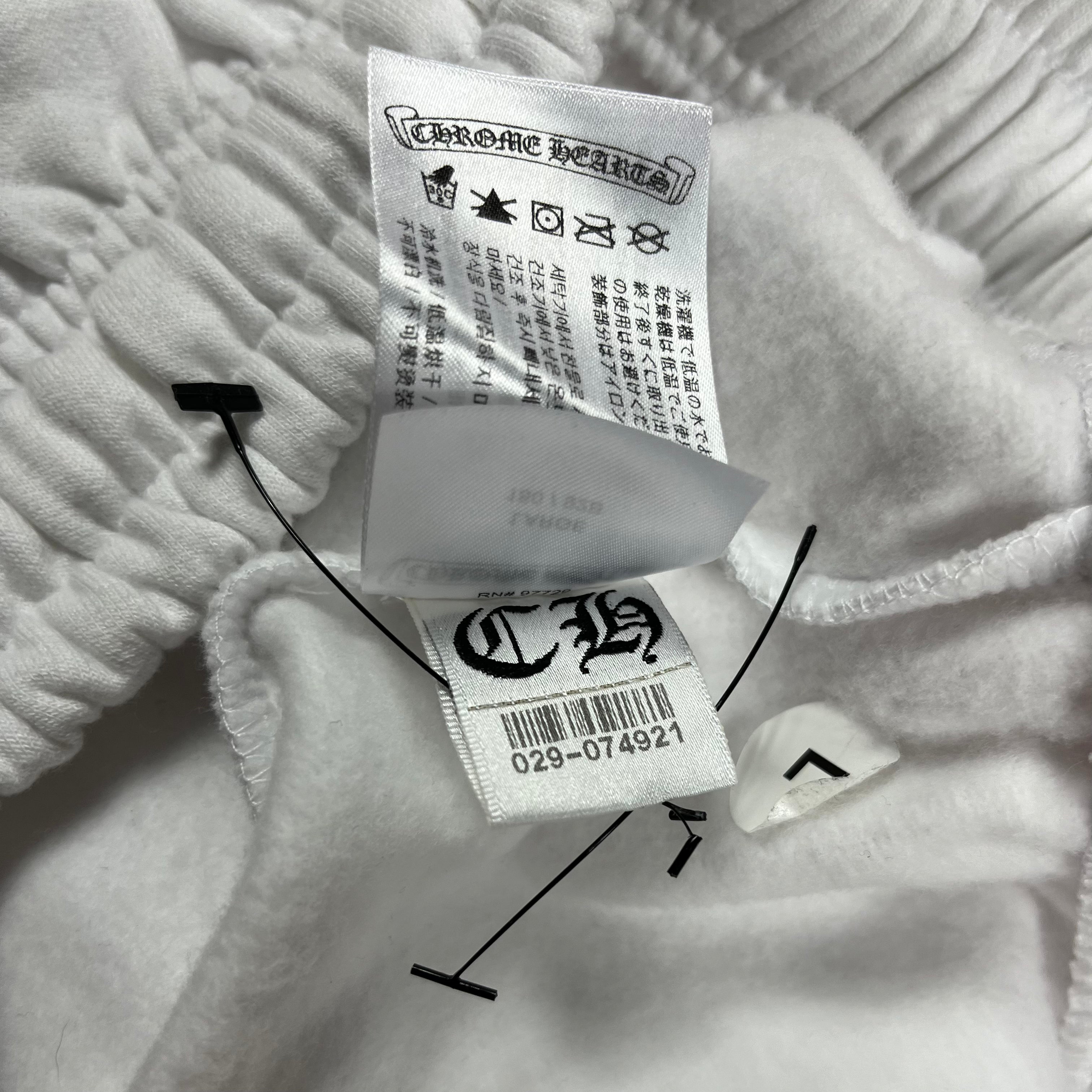 Chrome Hearts Rolling Stones Blue White Sweatpants