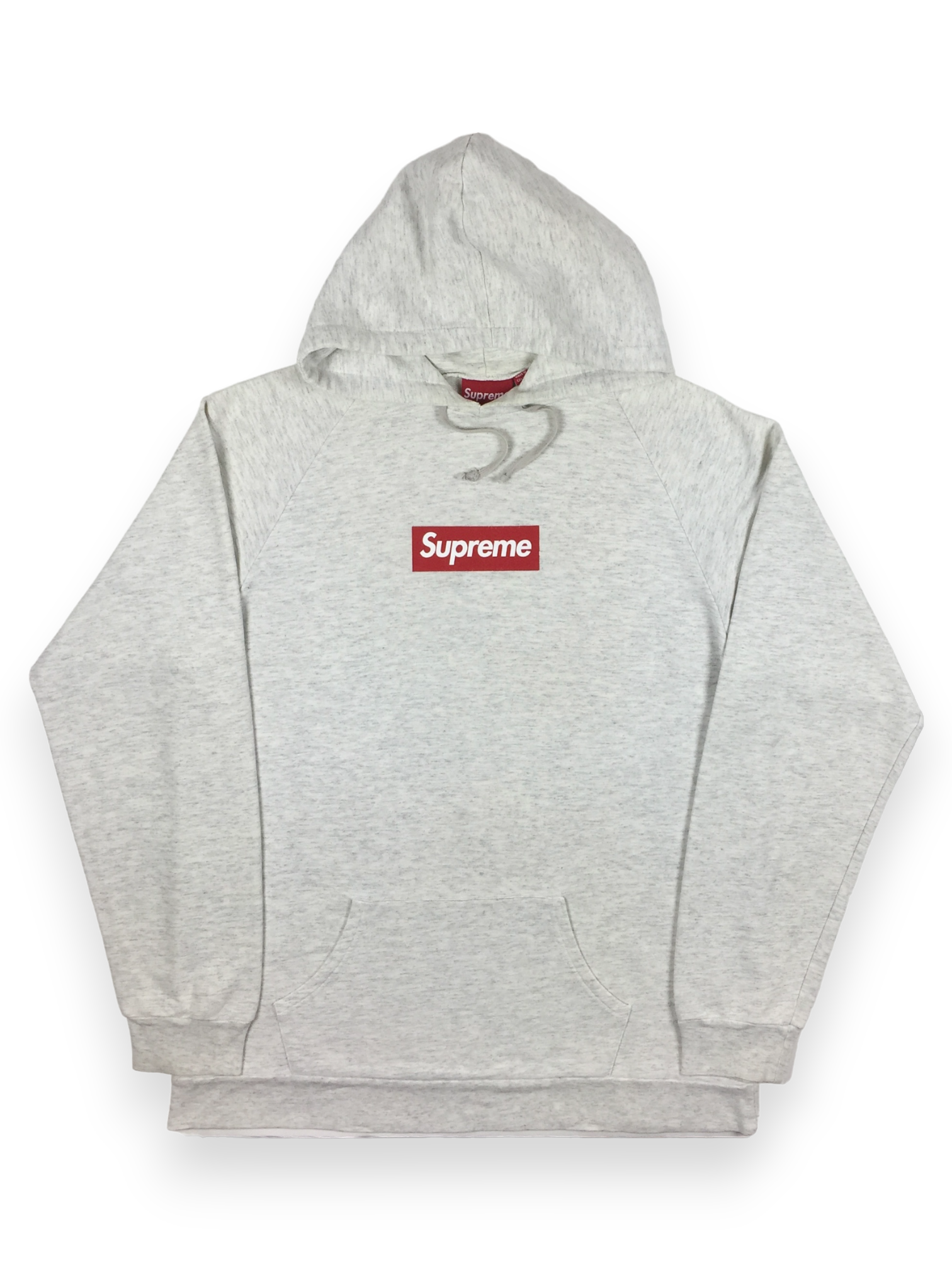 2006 Supreme Screenprint Ash Grey Box Logo Hoodie