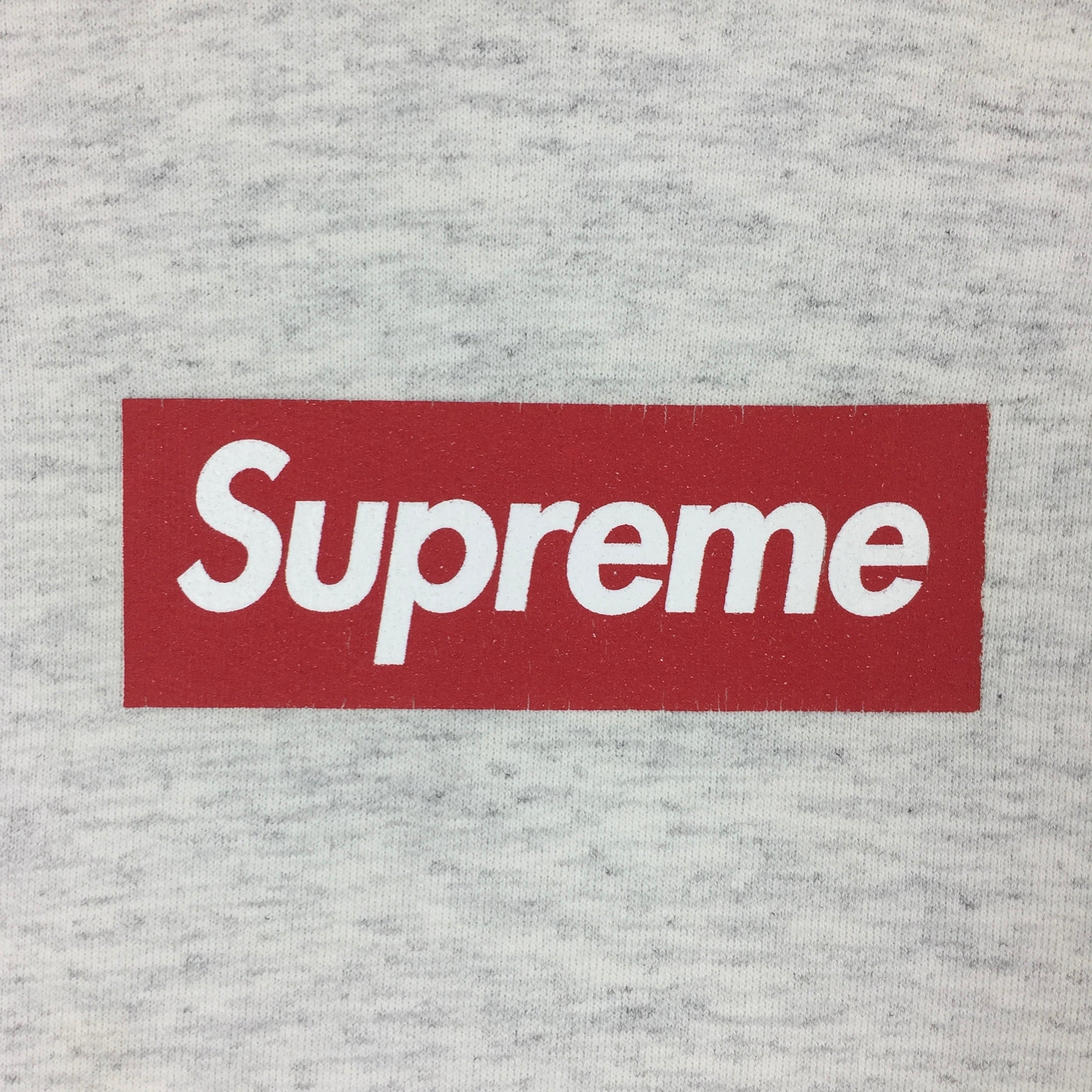 2006 Supreme Screenprint Ash Grey Box Logo Hoodie