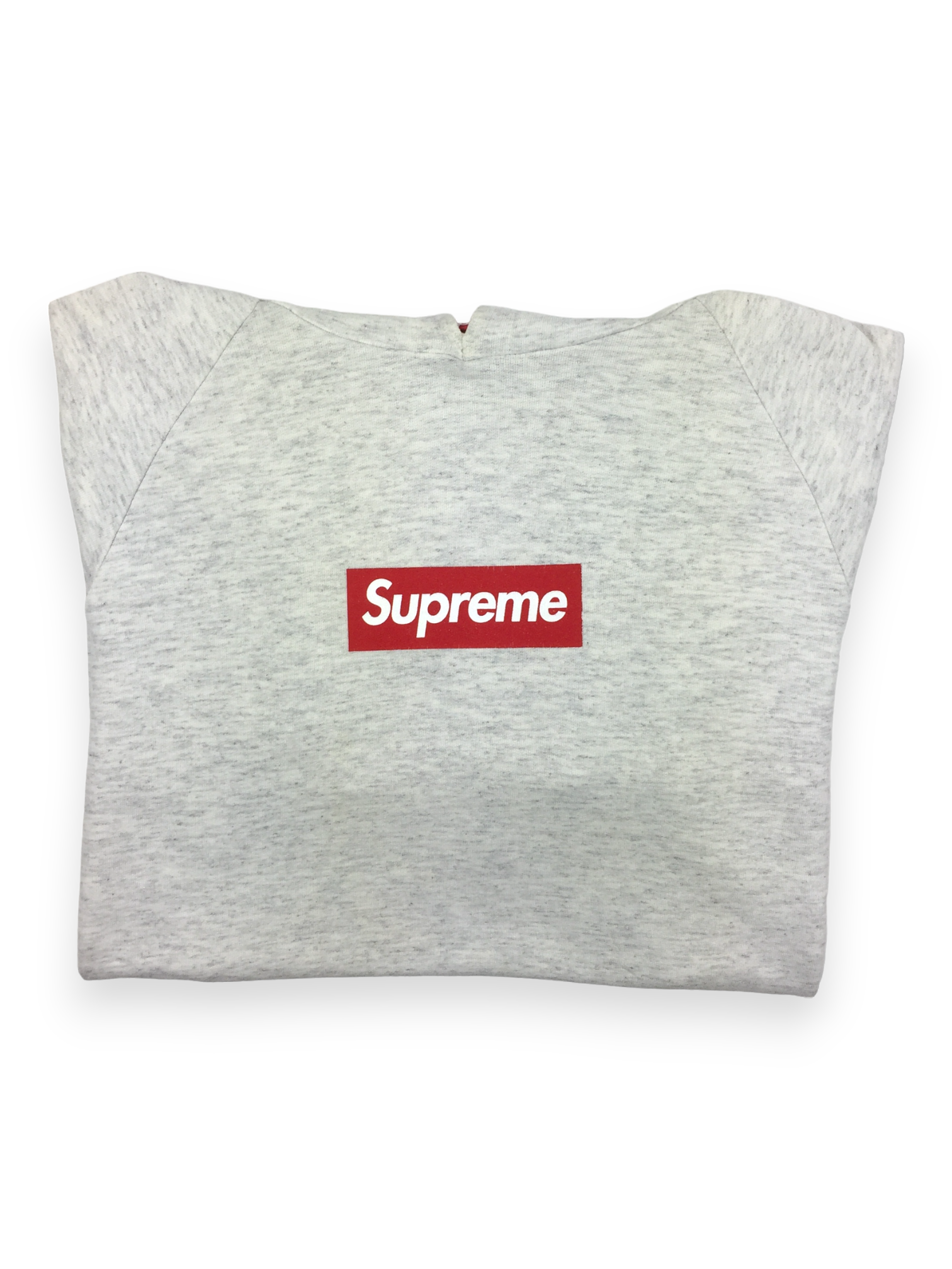 2006 Supreme Screenprint Ash Grey Box Logo Hoodie