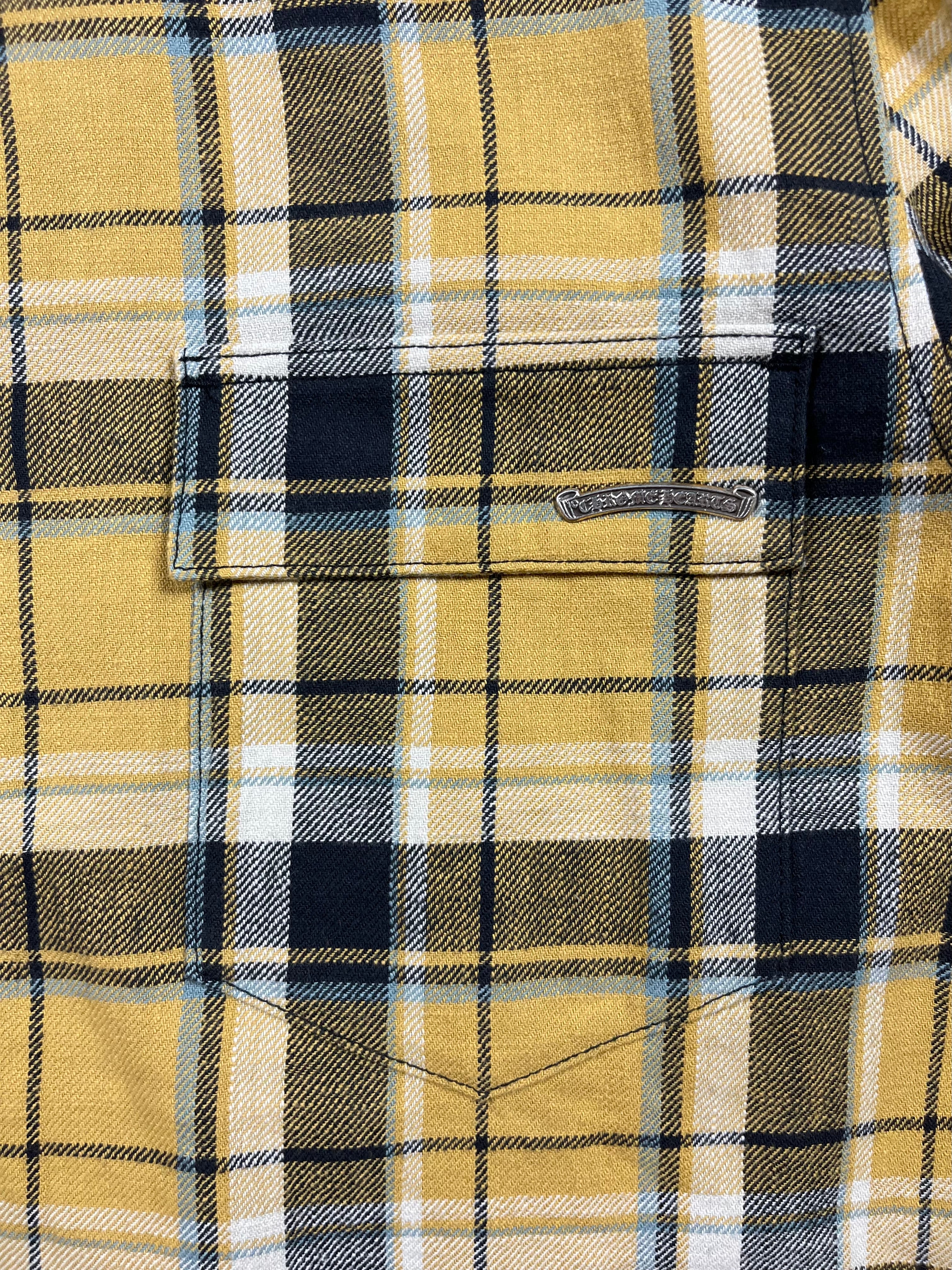 Chrome Hearts Yellow Padded Flannel Jacket