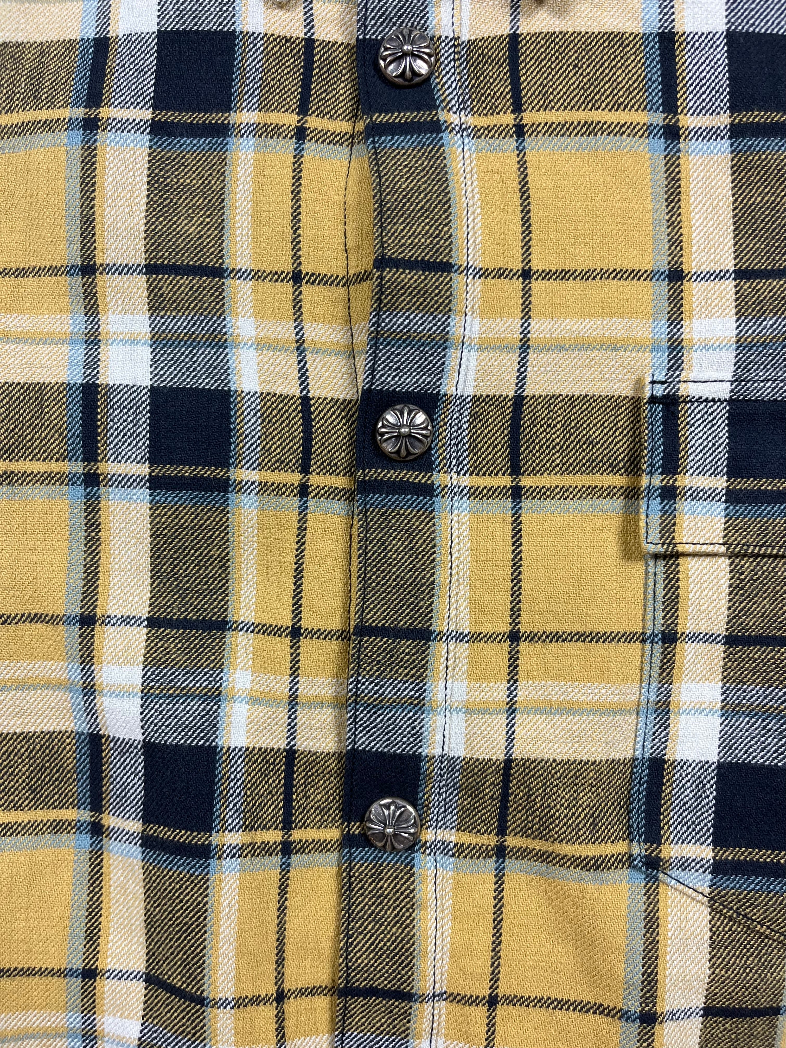 Chrome Hearts Yellow Padded Flannel Jacket
