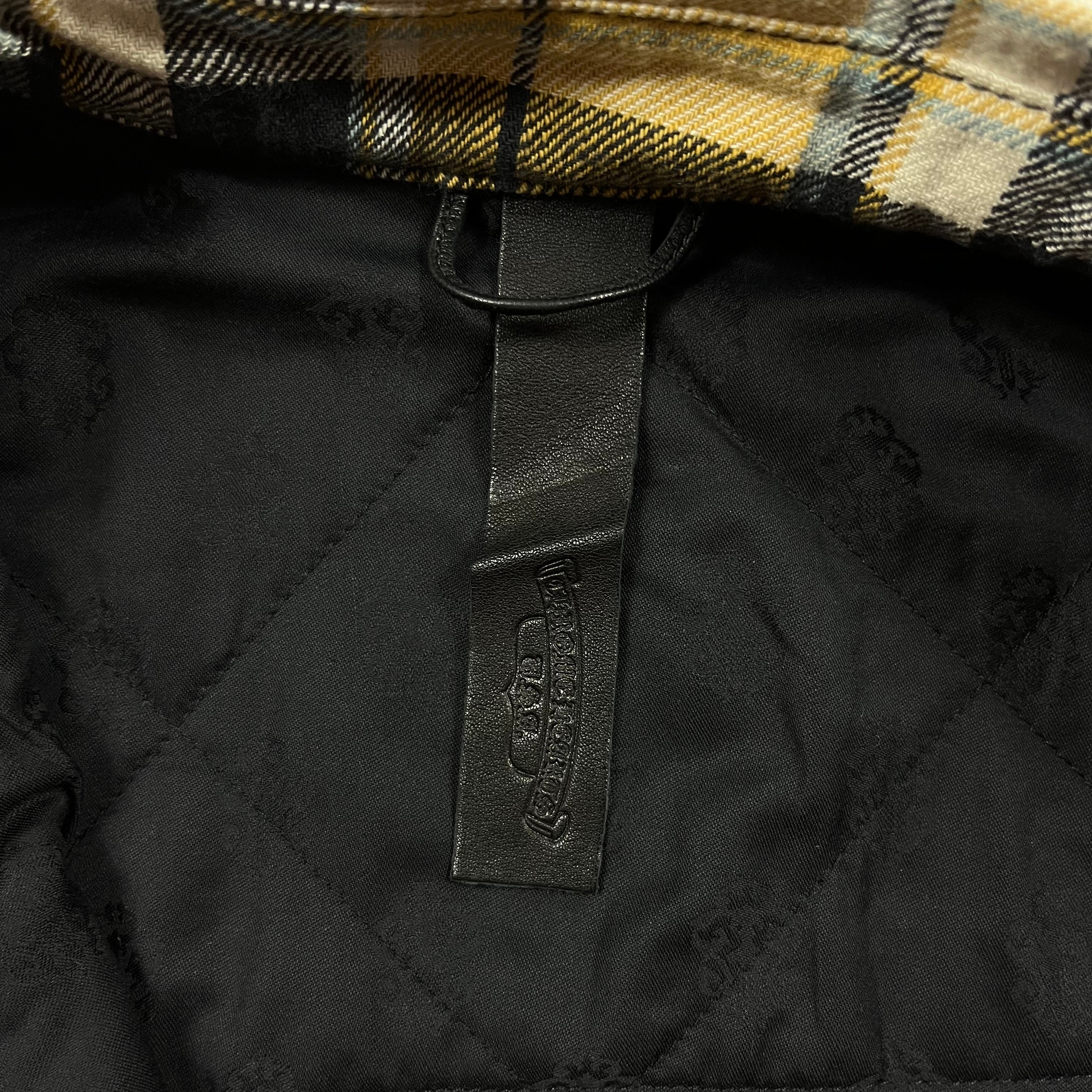 Chrome Hearts Yellow Padded Flannel Jacket